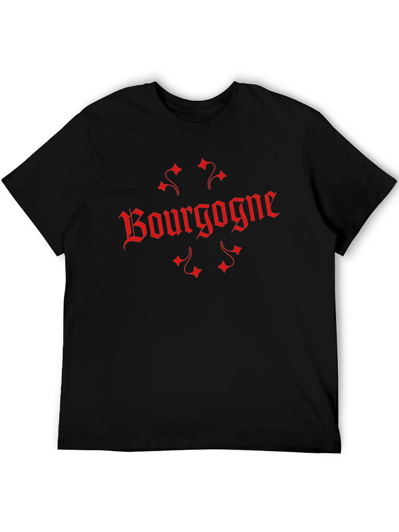 Bourgogne Graphic T-Shirt - Black