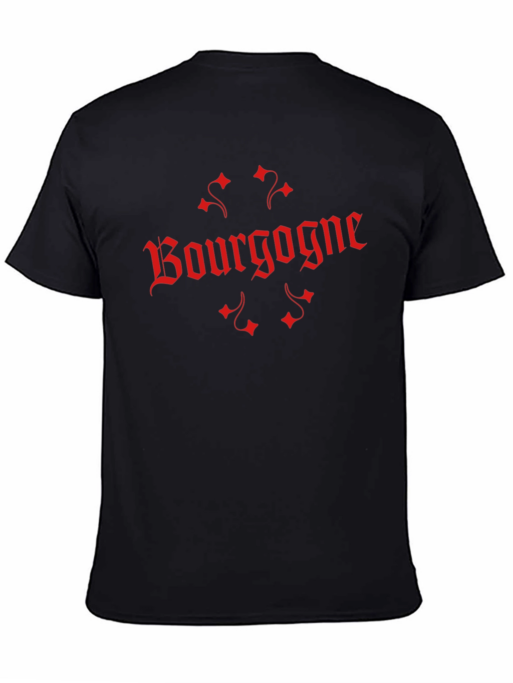 Bourgogne Graphic T-Shirt - Black