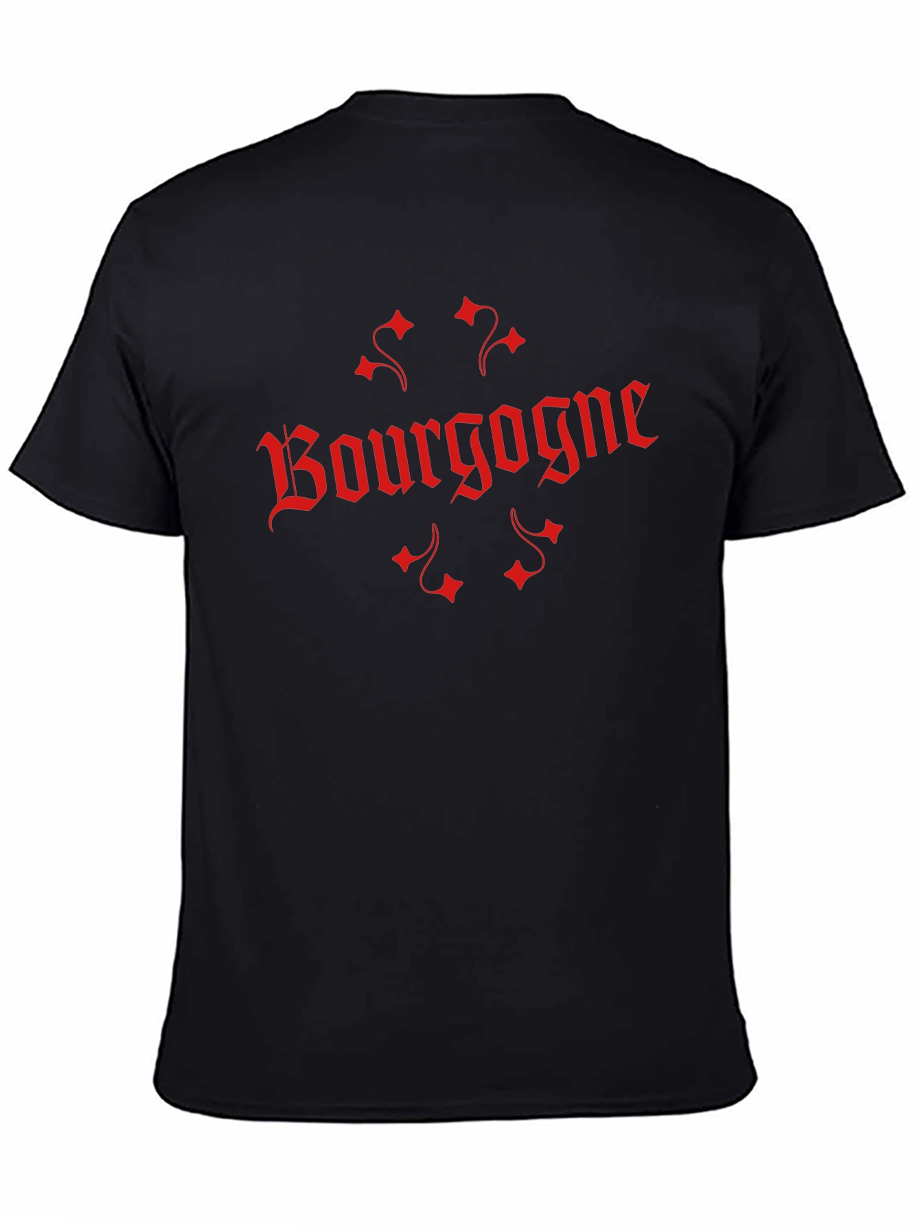 Bourgogne Graphic T-Shirt - Black
