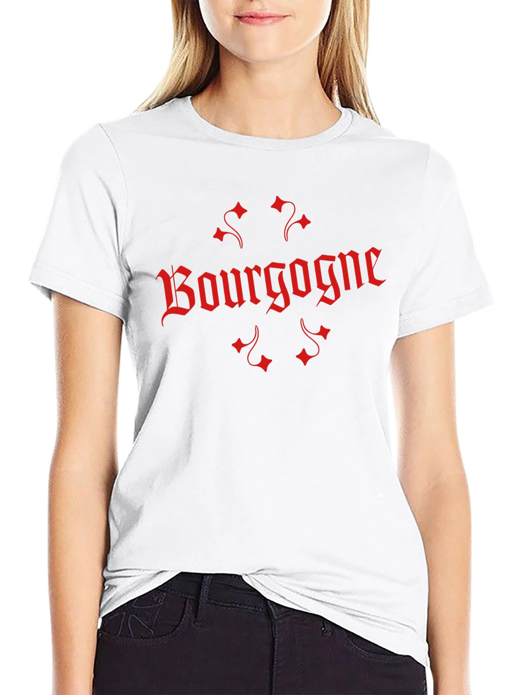 Bourgogne Graphic T-Shirt - Black