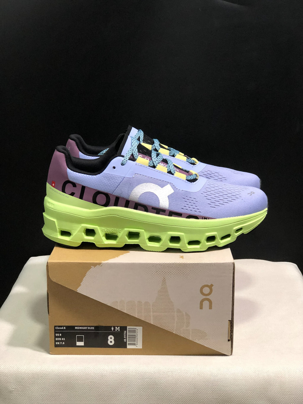 On Running Cloudmonster Sneakers Gray-purple | Yellow