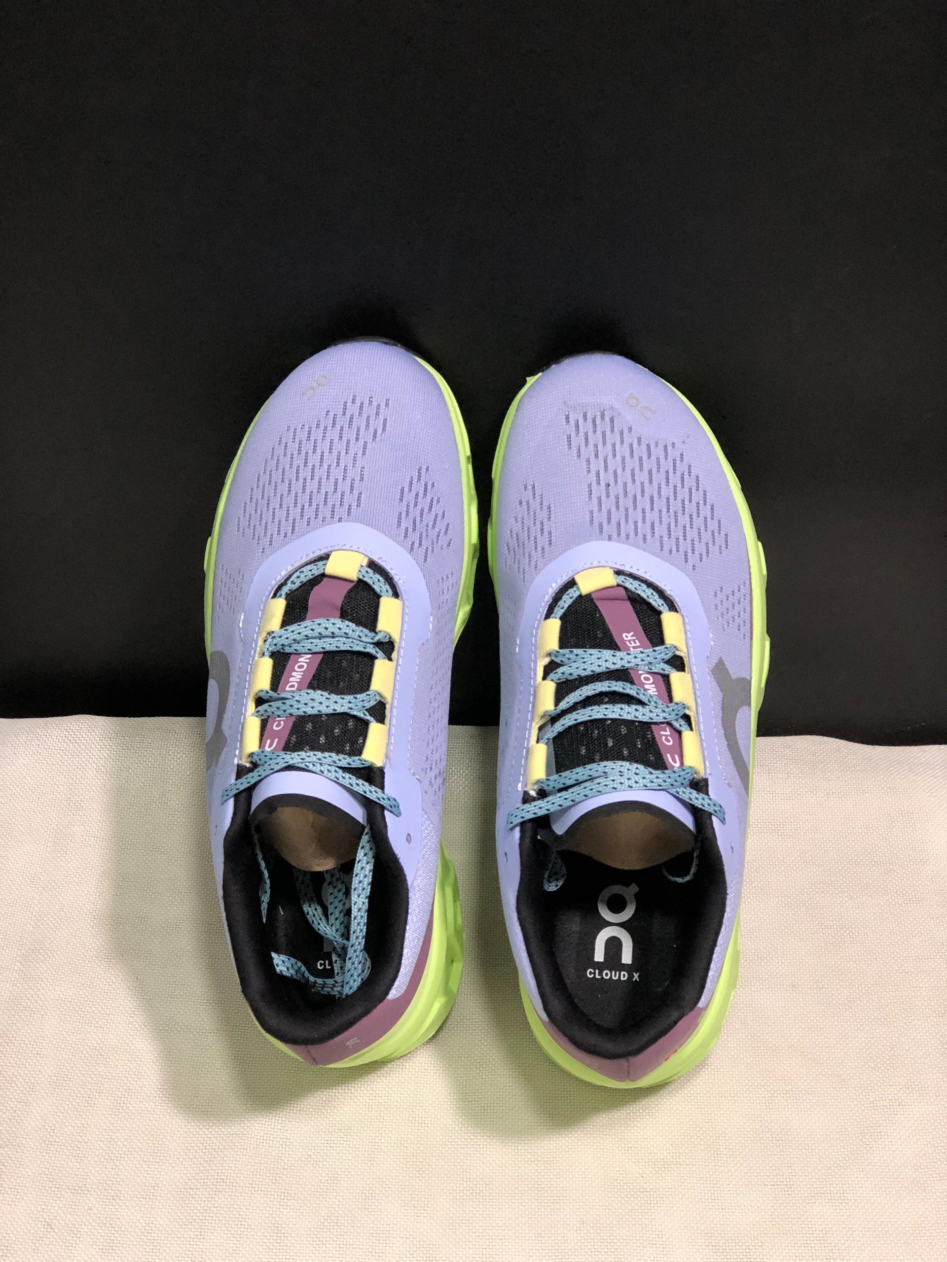 On Running Cloudmonster Sneakers Gray-purple | Yellow