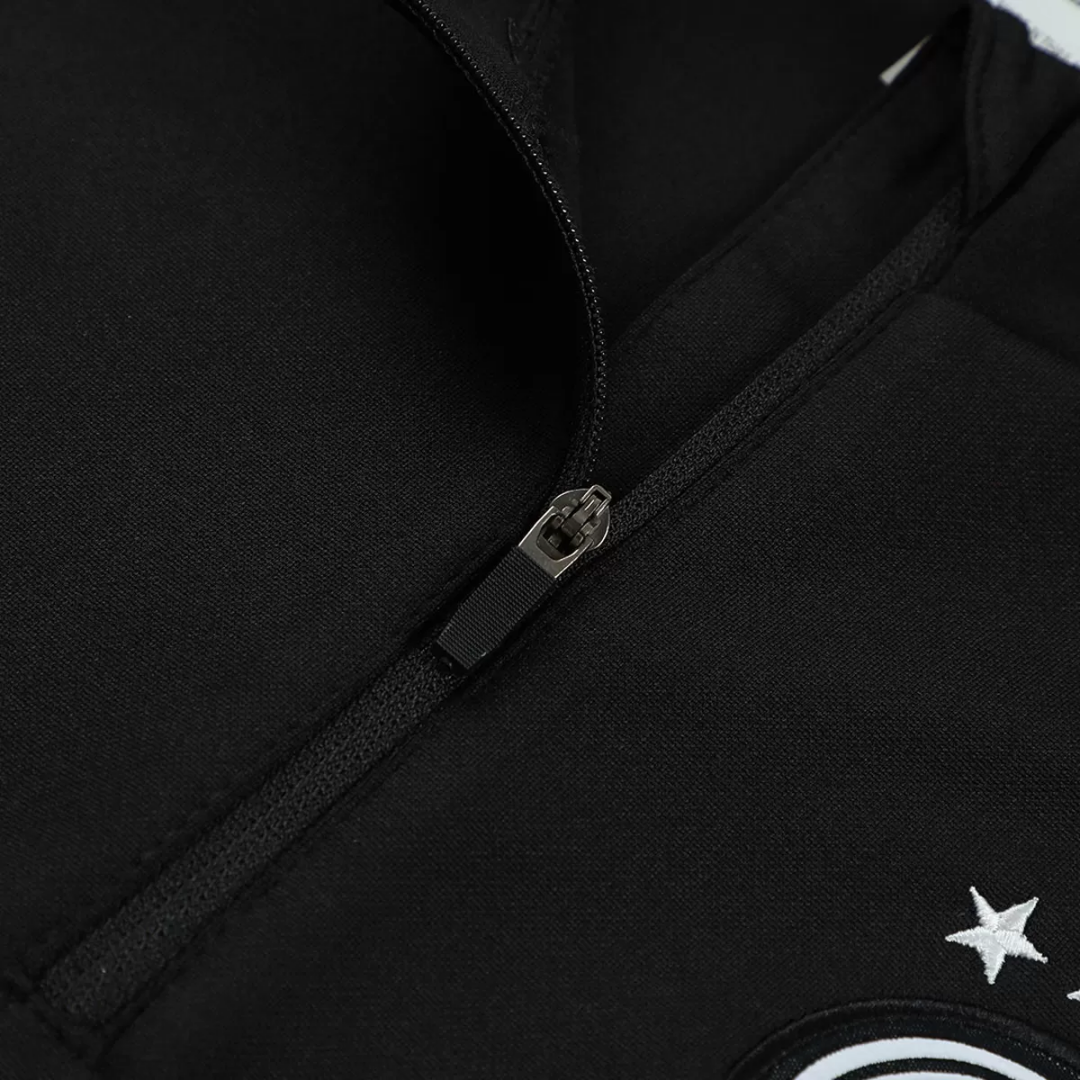 Kid's Germany Zipper Sweatshirt Kit(Top+Pants) Black 2026