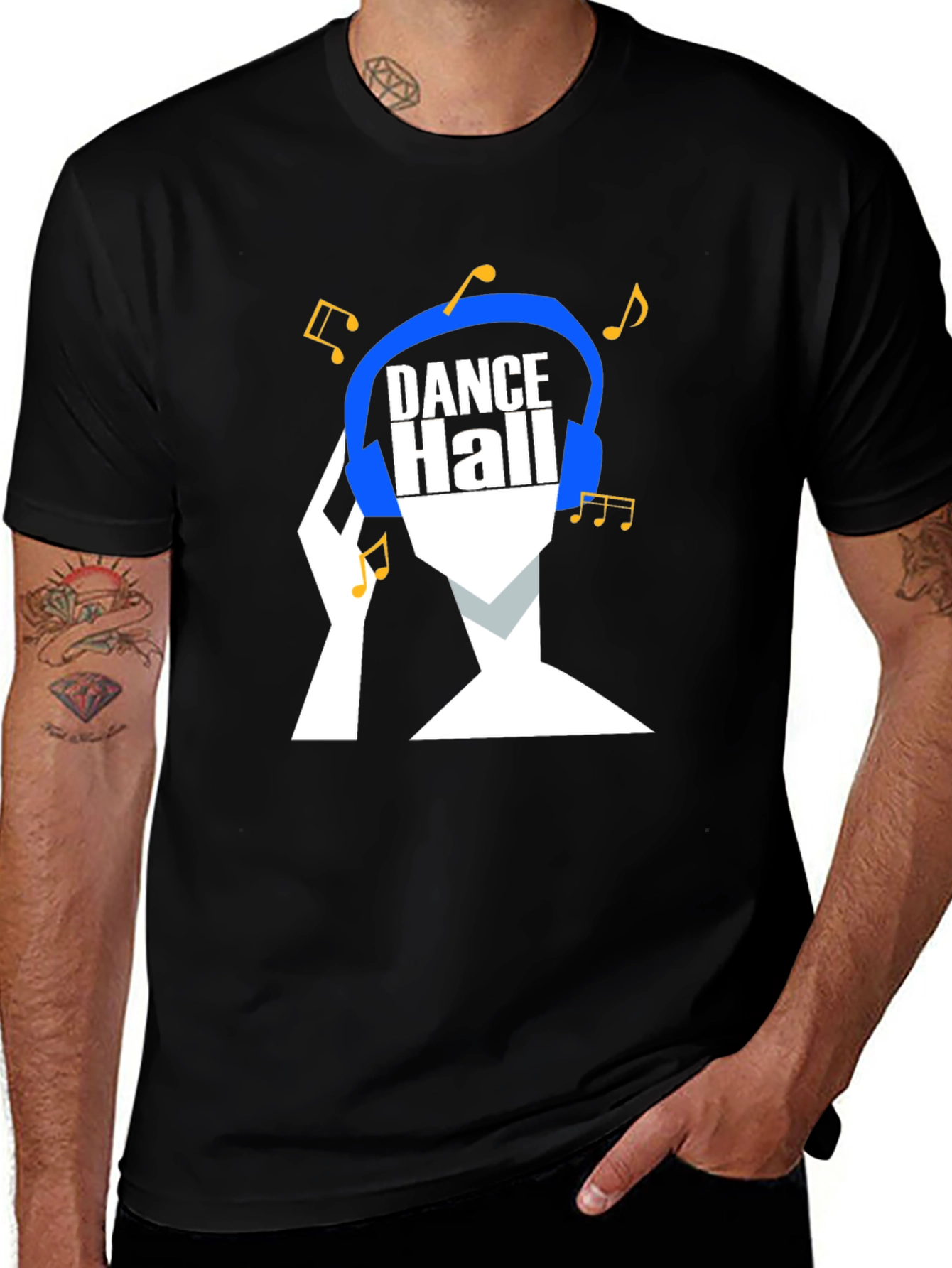 Dance Hall Music T-Shirt - Cool Graphic Tee