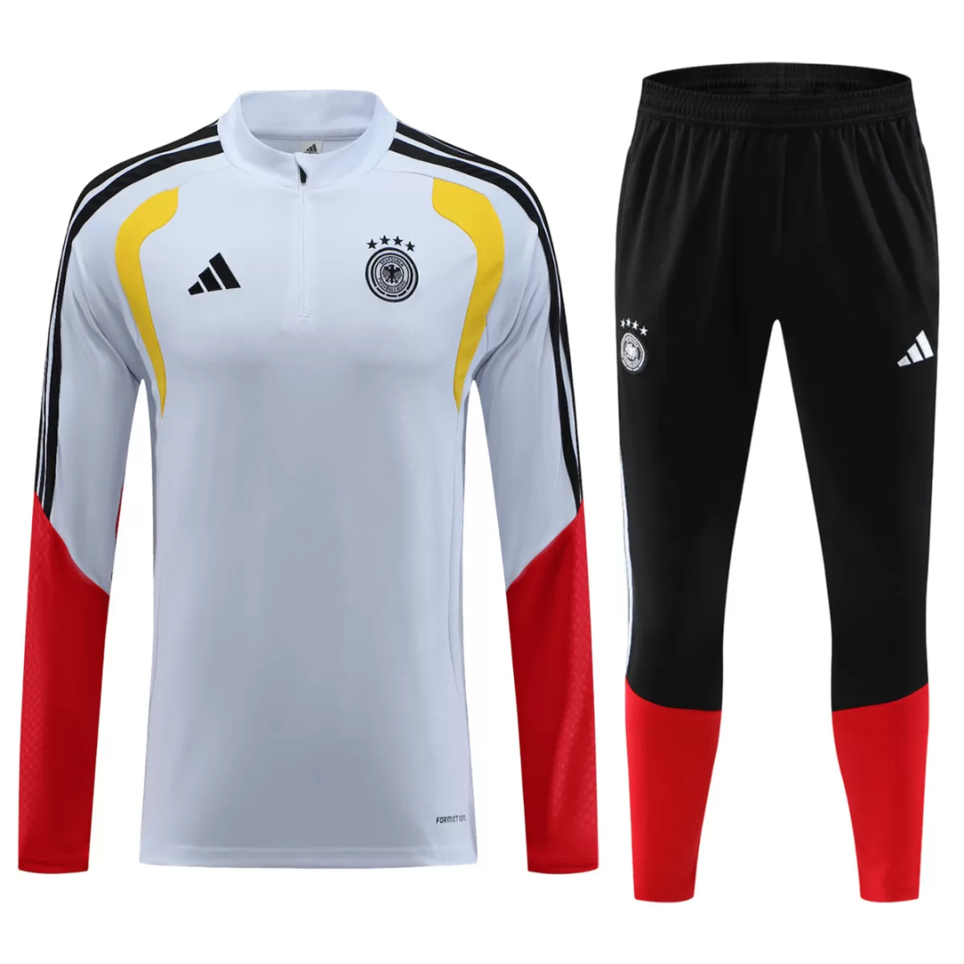 Kid's Germany Zipper Sweatshirt Kit(Top+Pants) White 2026