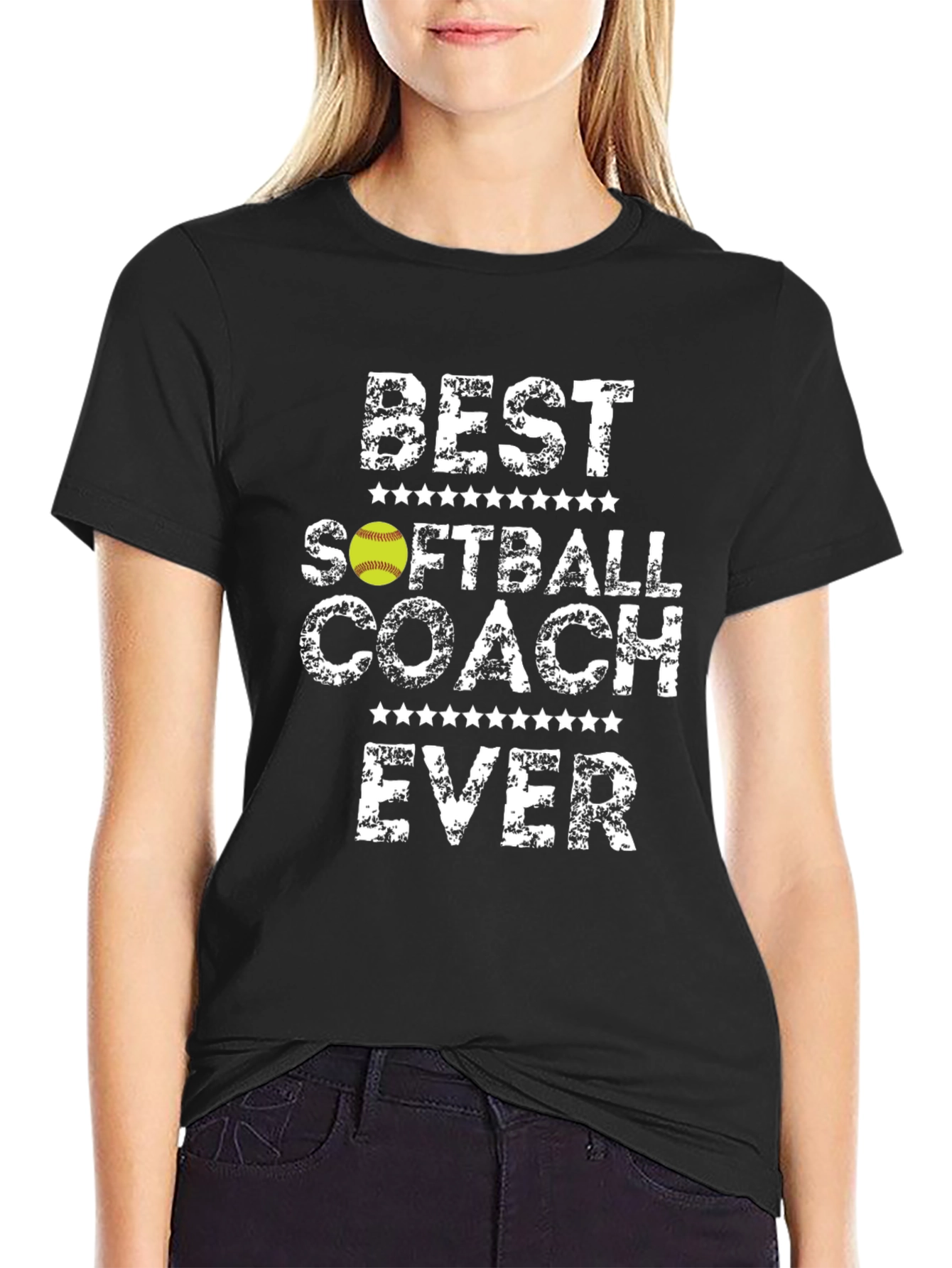 Best Softball Coach Ever T-Shirt - Gift for Coaches