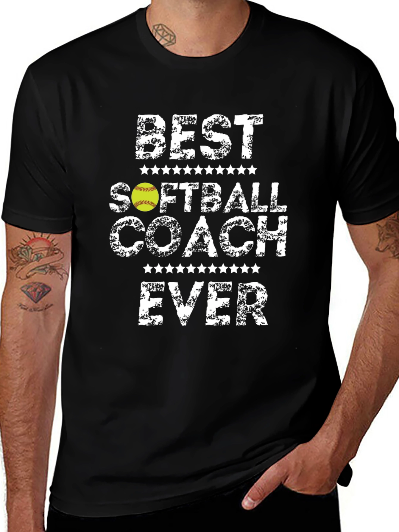 Best Softball Coach Ever T-Shirt - Gift for Coaches