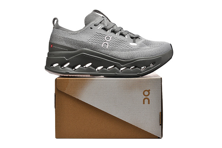 On Cloudsurfer Max Road-Running Shoes Gray