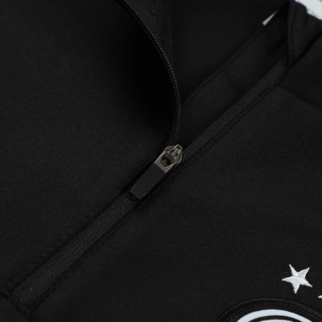 Germany Zipper Sweatshirt Kit(Top+Pants) Black 2026