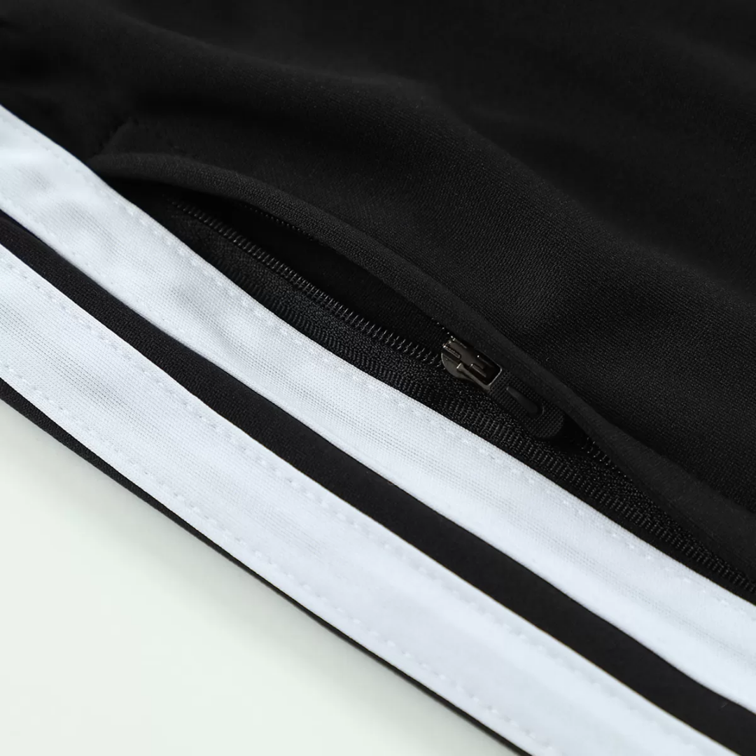 Germany Zipper Sweatshirt Kit(Top+Pants) Black 2026