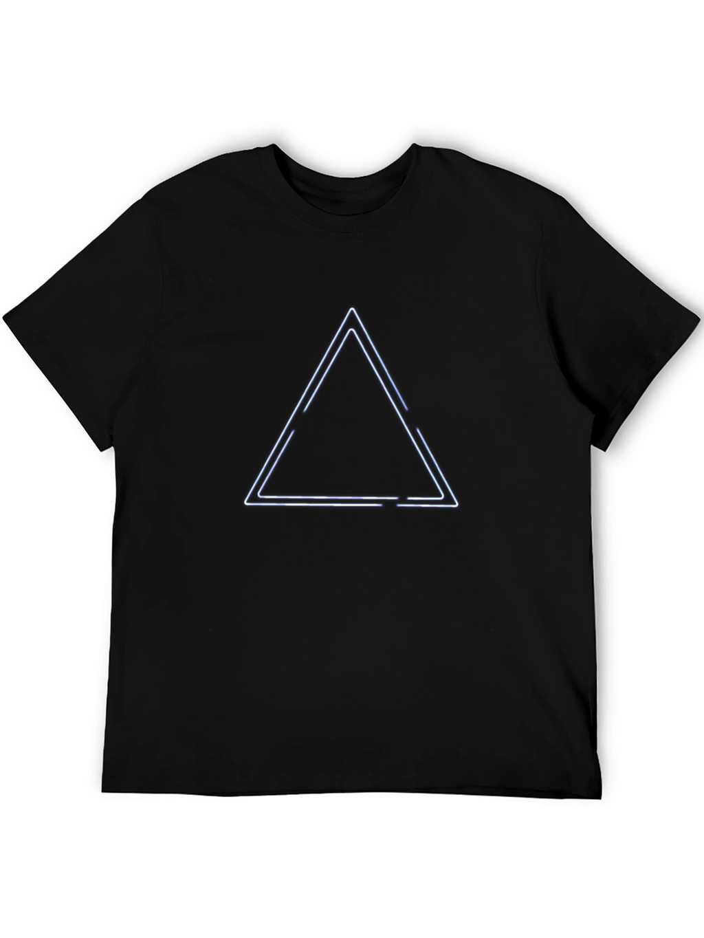Neon Triangle Black T-Shirt