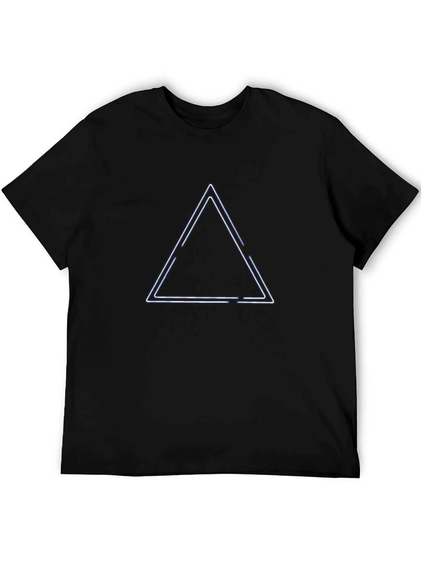 Neon Triangle Black T-Shirt