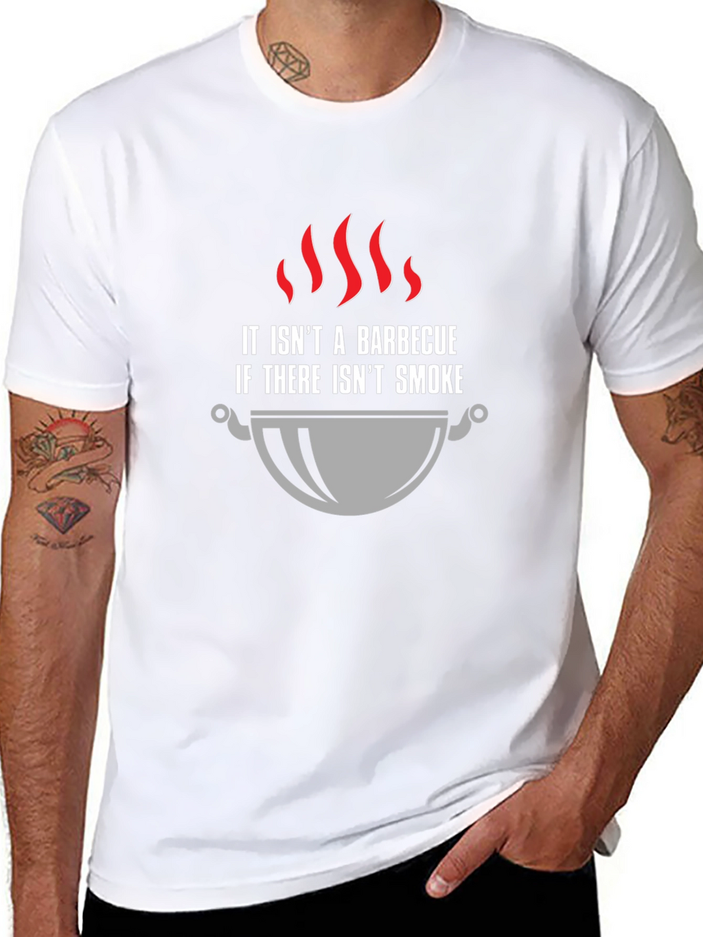 BBQ Smoke T-Shirt - Grill Master Apparel