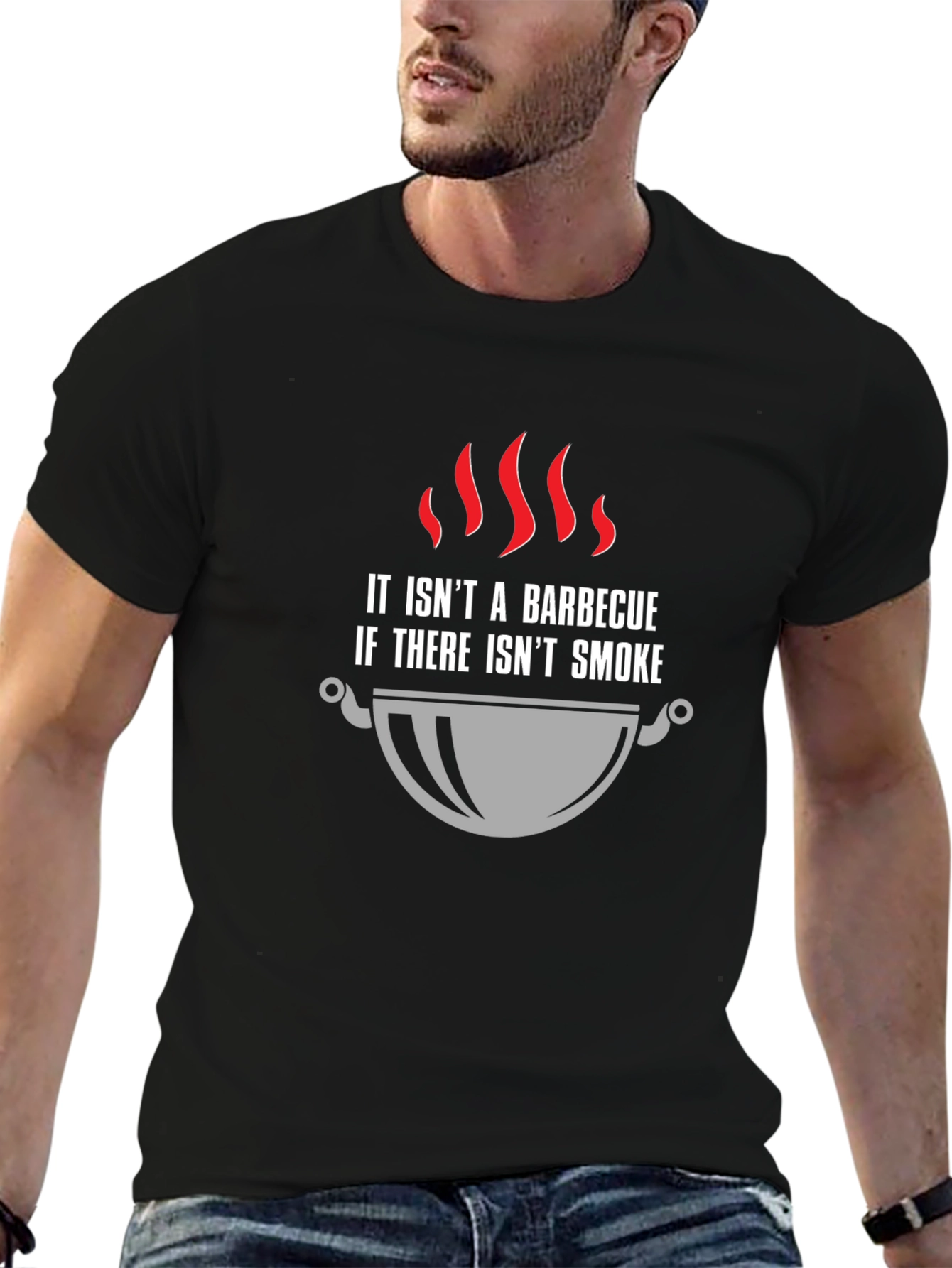 BBQ Smoke T-Shirt - Grill Master Apparel
