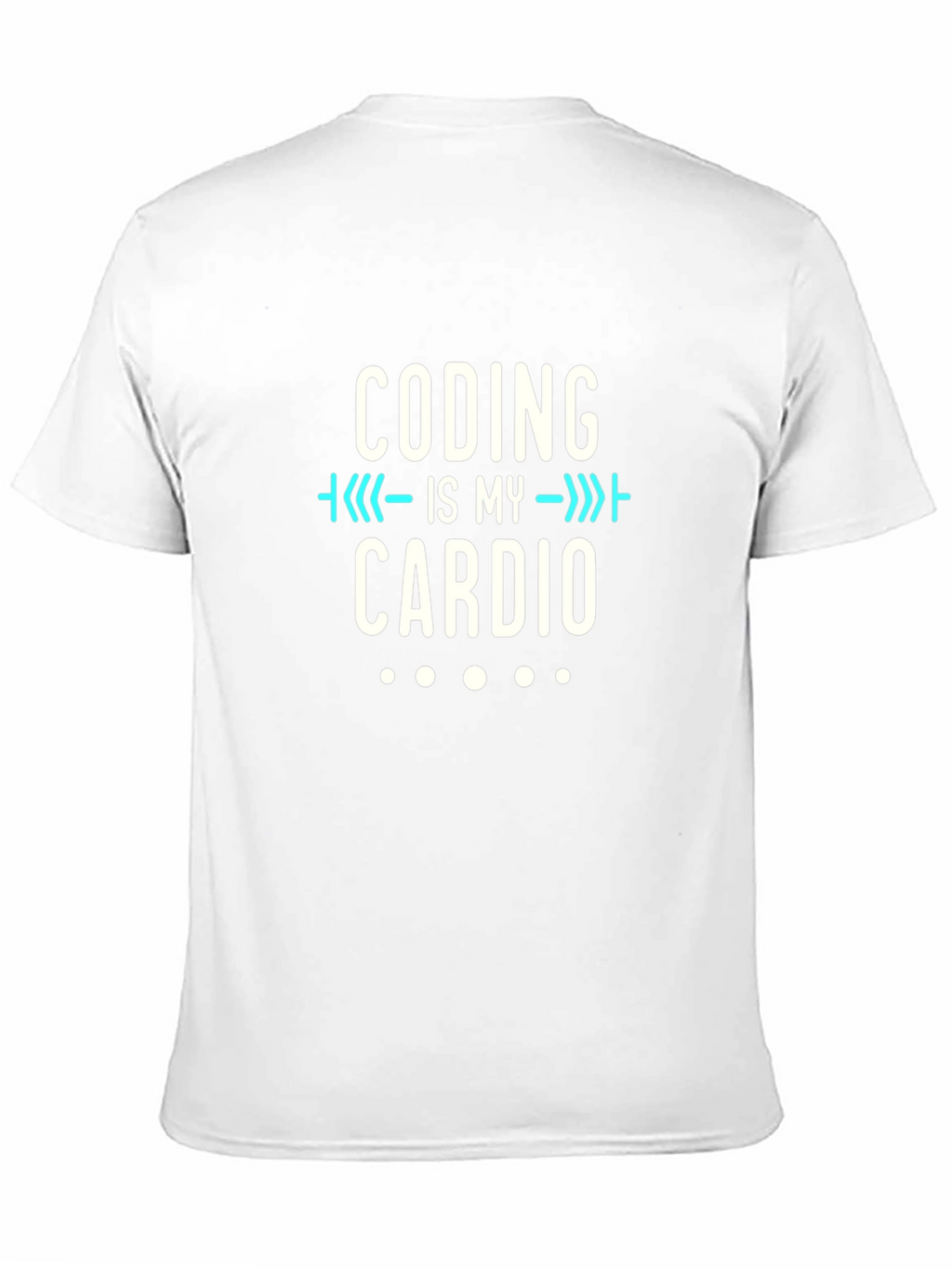 Coding is My Cardio Black T-Shirt