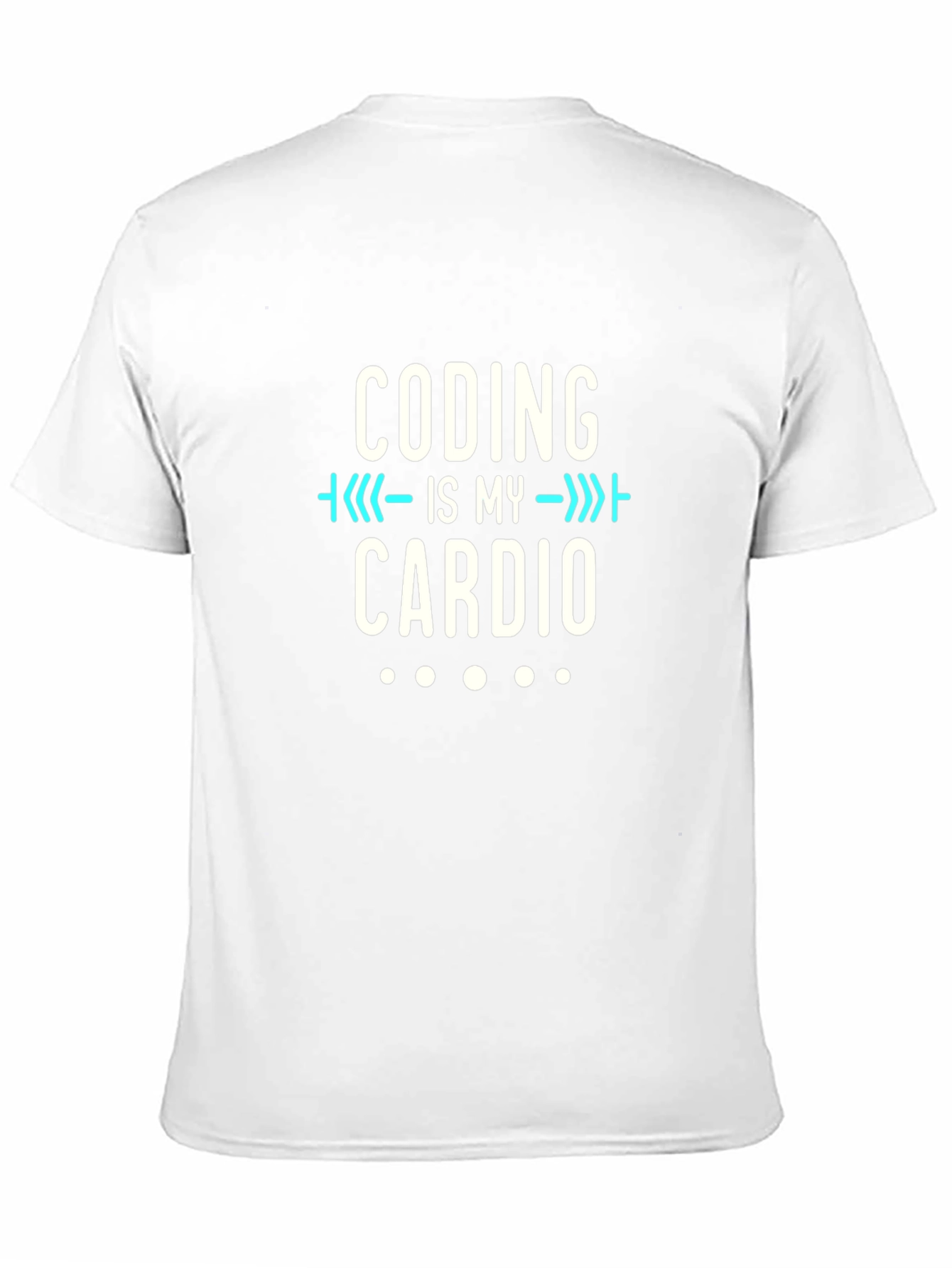 Coding is My Cardio Black T-Shirt
