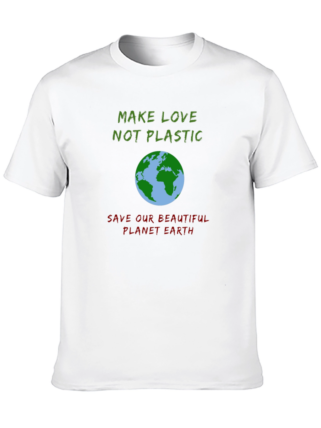Eco-Friendly Graphic Tee: Save Our Planet