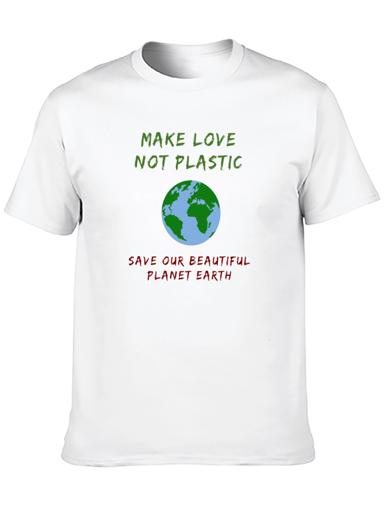 Eco-Friendly Graphic Tee: Save Our Planet