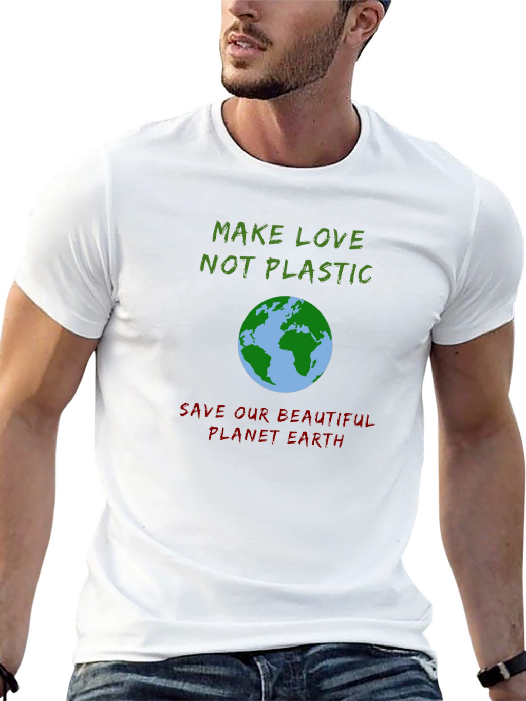 Eco-Friendly Graphic Tee: Save Our Planet