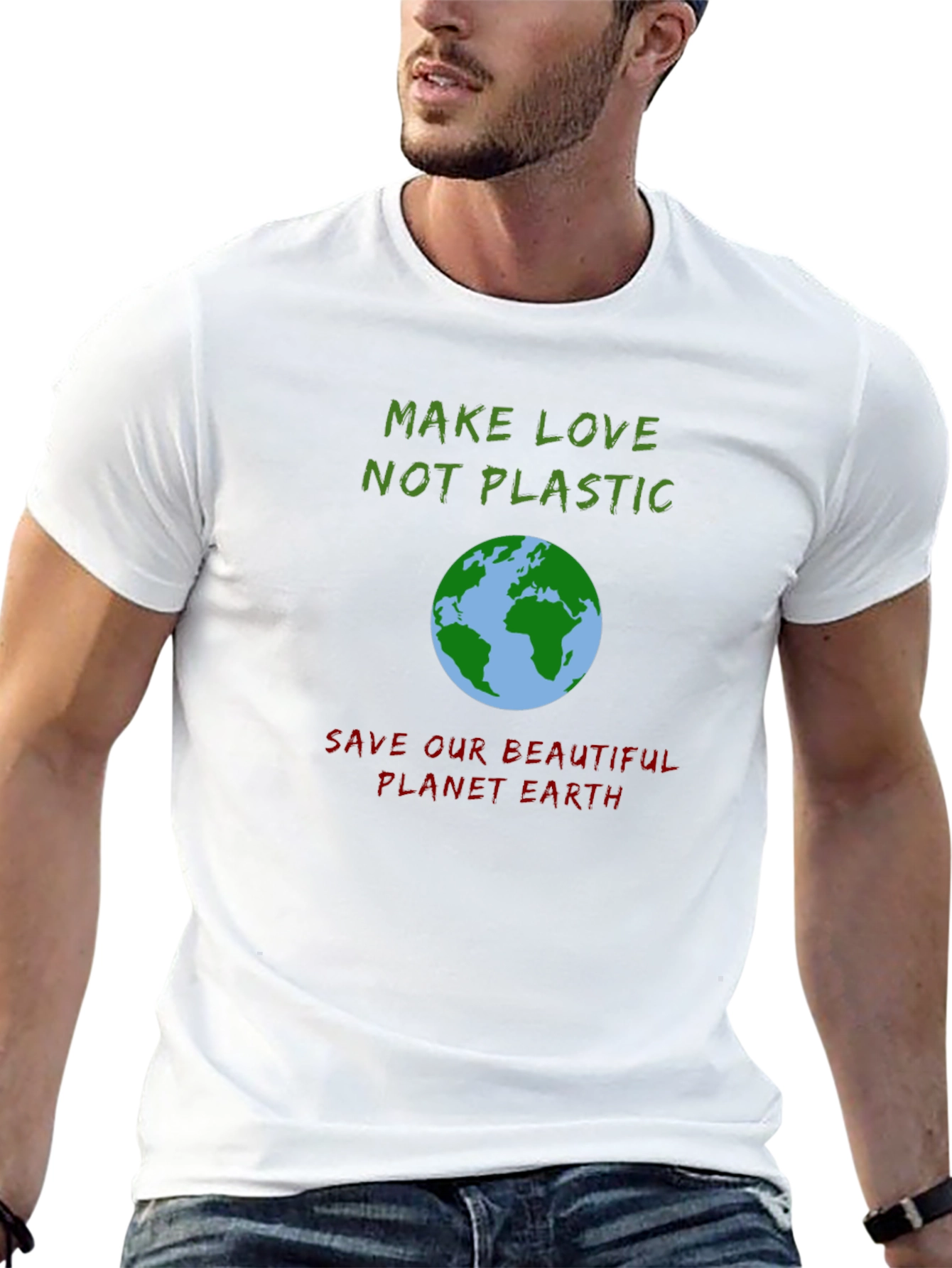Eco-Friendly Graphic Tee: Save Our Planet