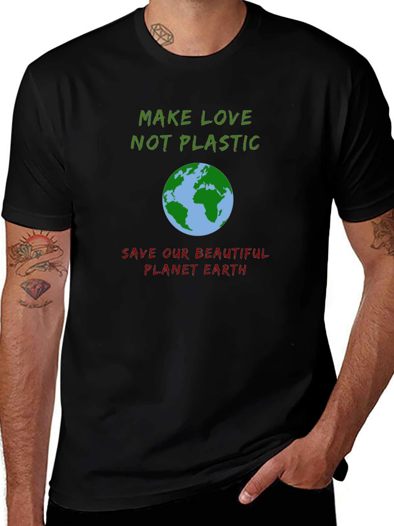 Eco-Friendly Graphic Tee: Save Our Planet