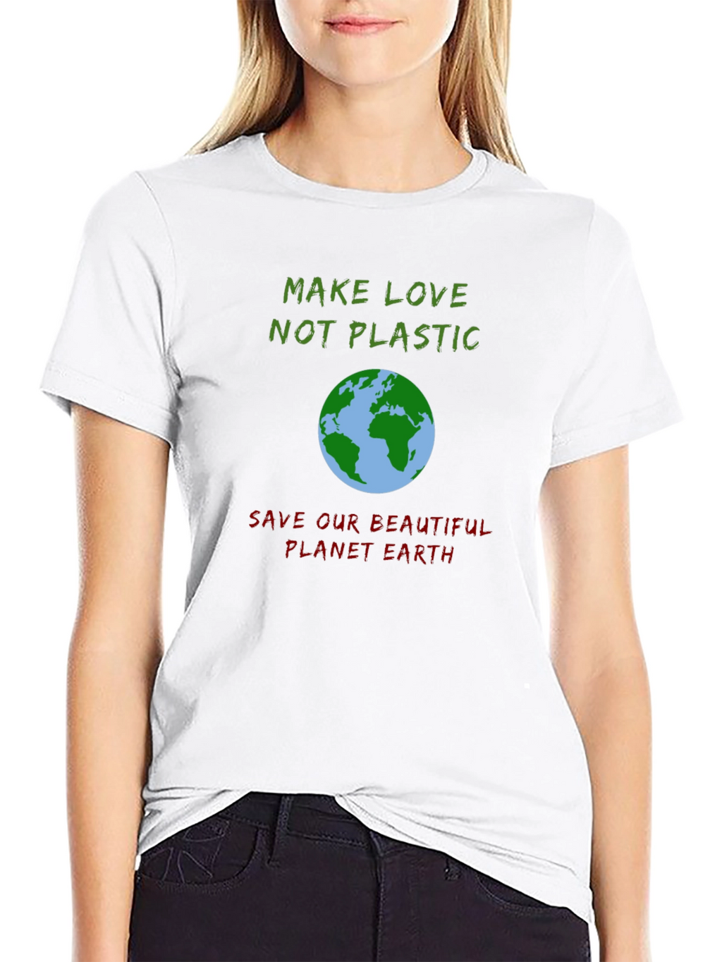 Eco-Friendly Graphic Tee: Save Our Planet