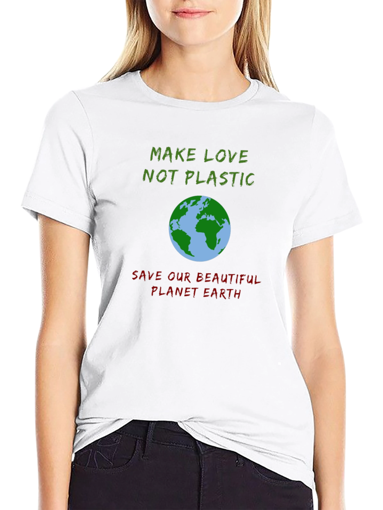 Eco-Friendly Graphic Tee: Save Our Planet