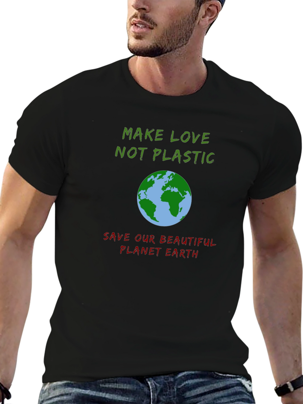 Eco-Friendly Graphic Tee: Save Our Planet