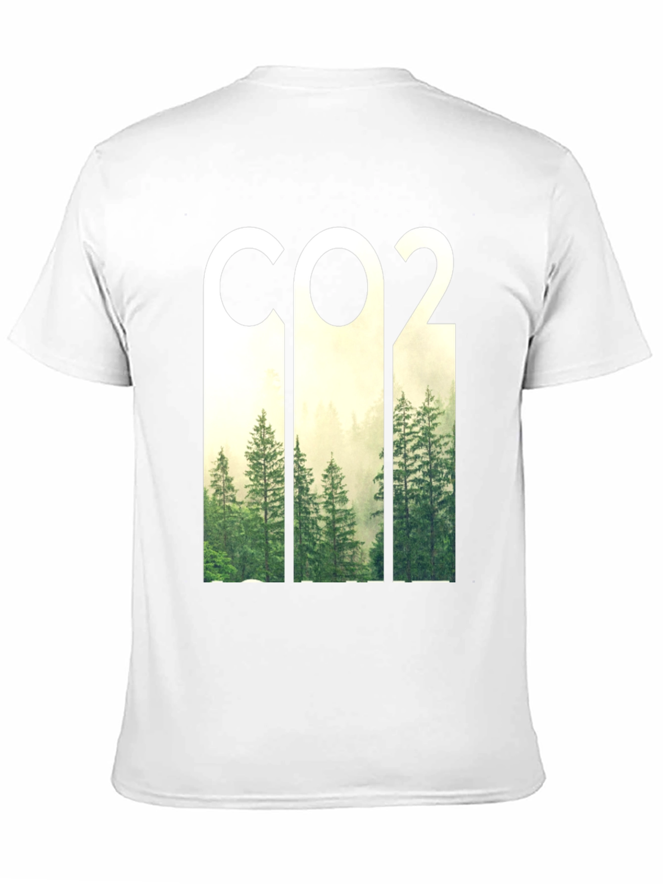 CO2 Forest Graphic T-Shirt - Nature & Science Tee