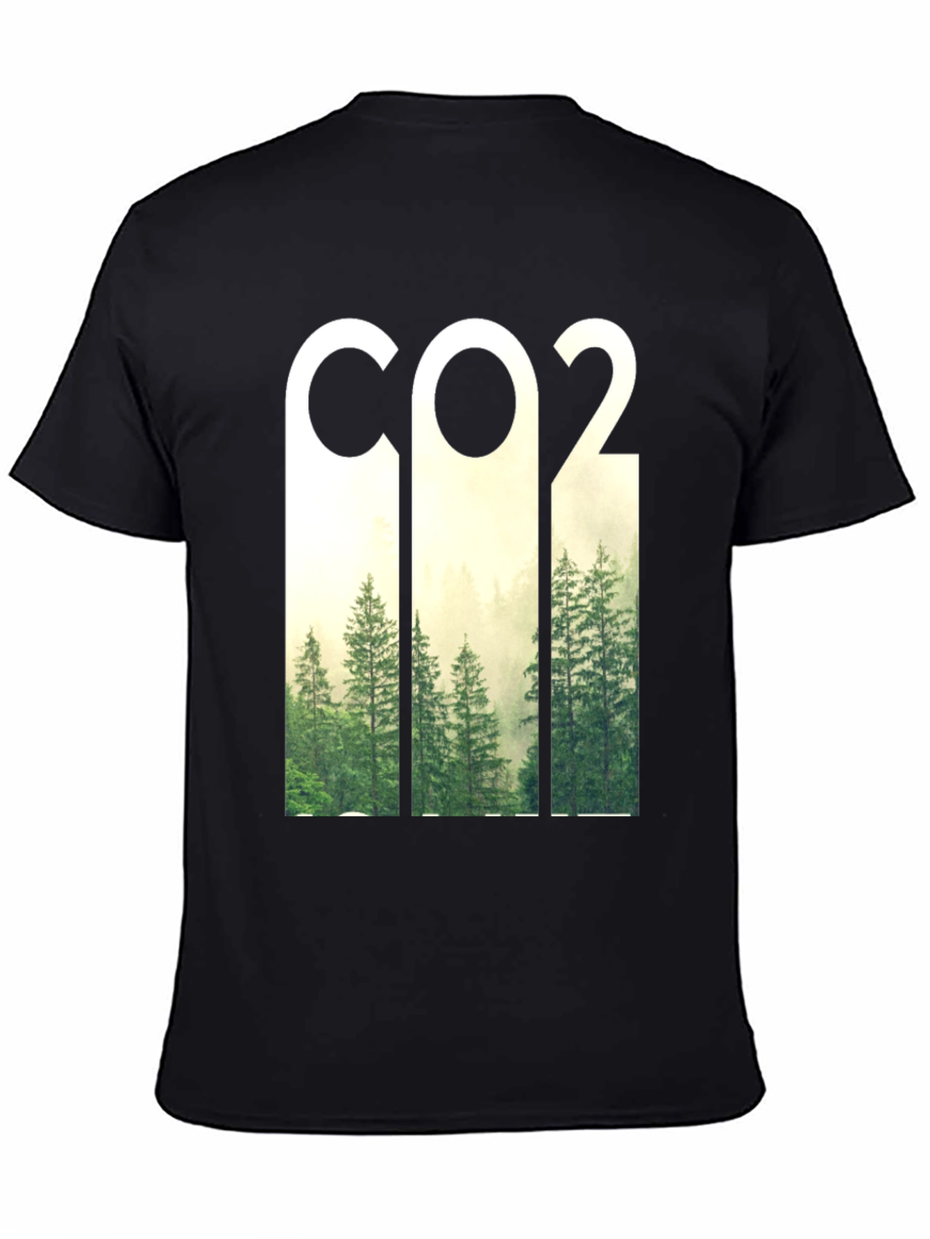 CO2 Forest Graphic T-Shirt - Nature & Science Tee