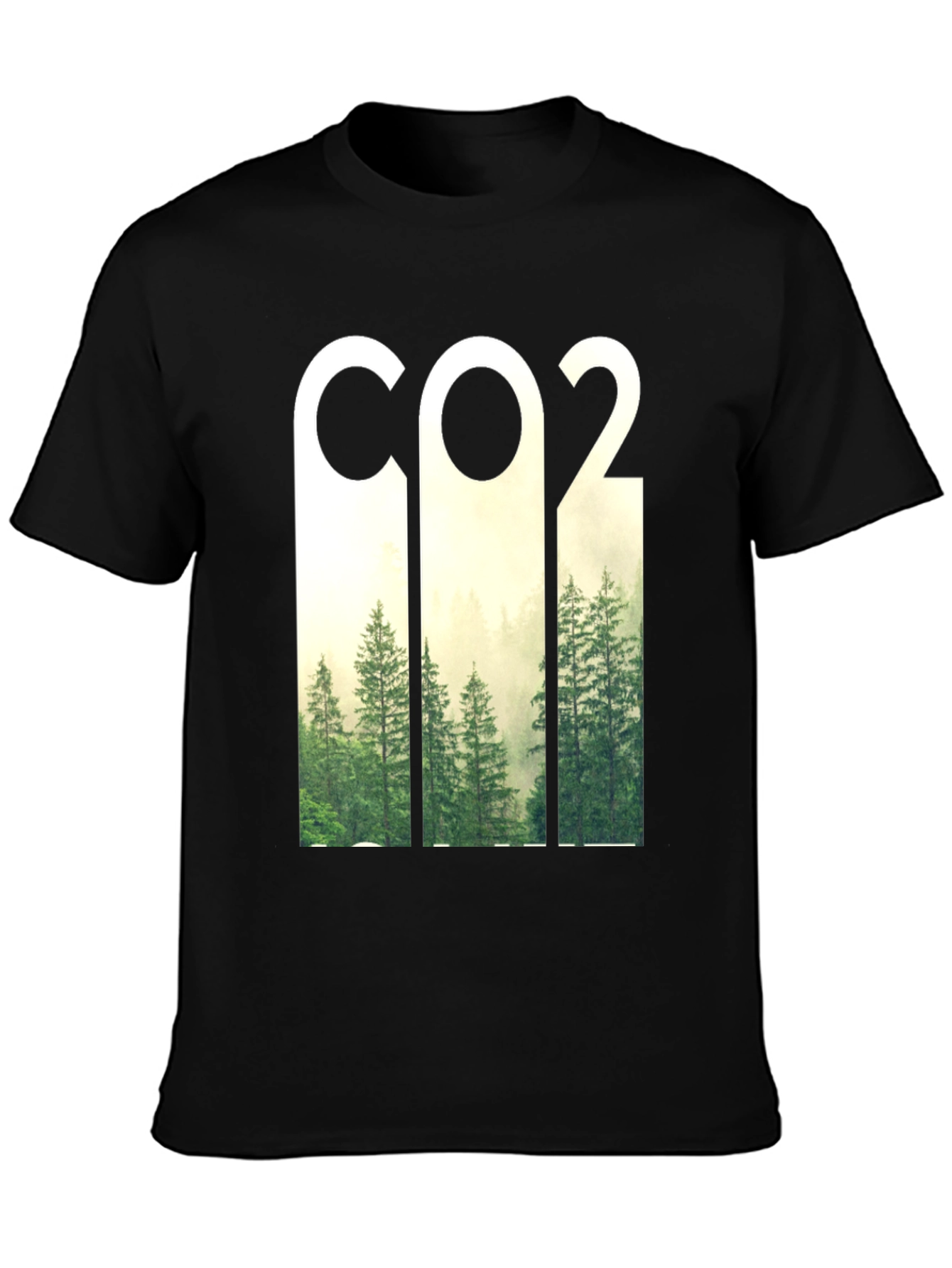 CO2 Forest Graphic T-Shirt - Nature & Science Tee