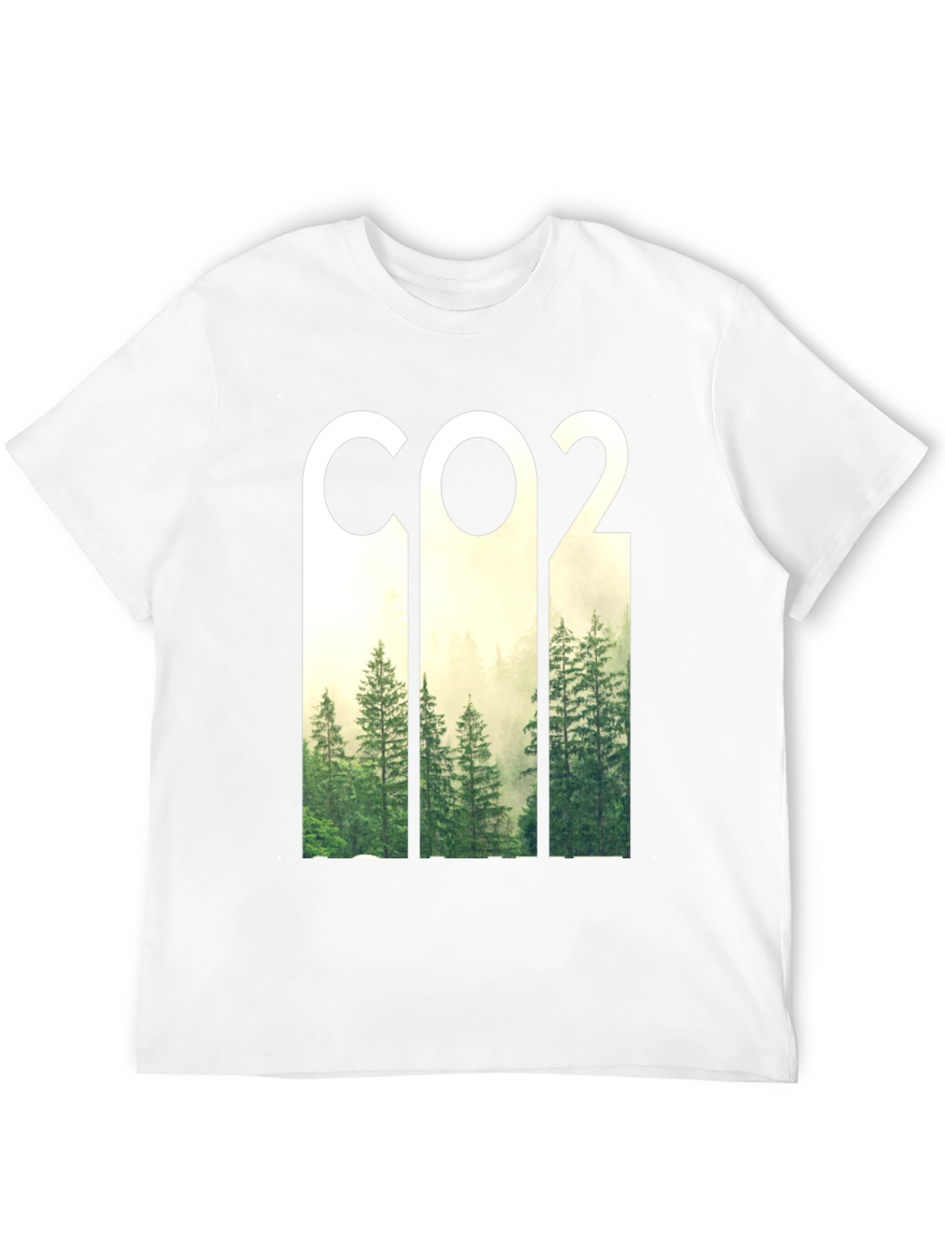 CO2 Forest Graphic T-Shirt - Nature & Science Tee