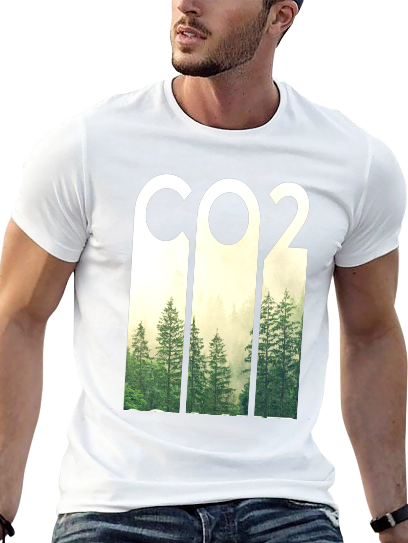 CO2 Forest Graphic T-Shirt - Nature & Science Tee