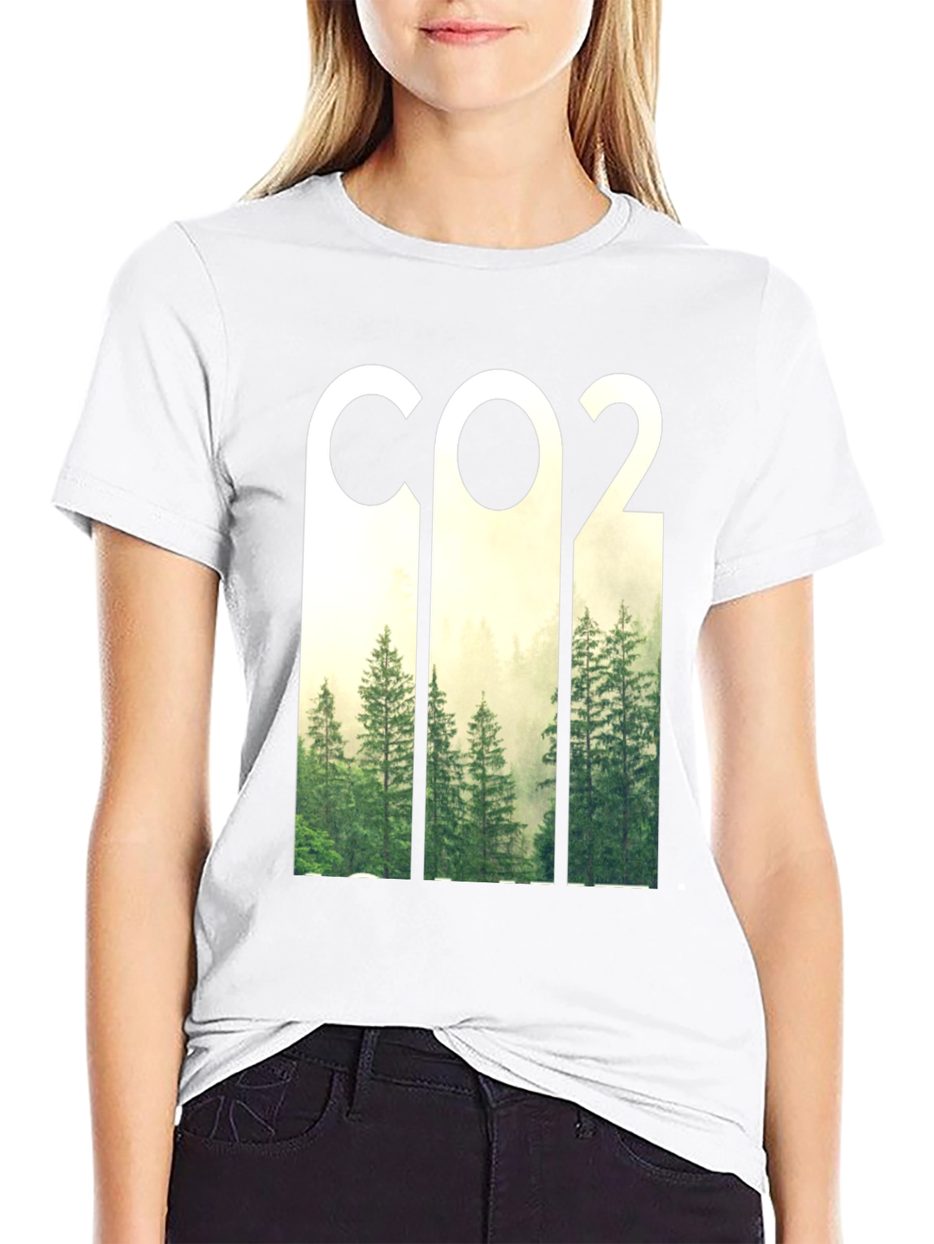 CO2 Forest Graphic T-Shirt - Nature & Science Tee