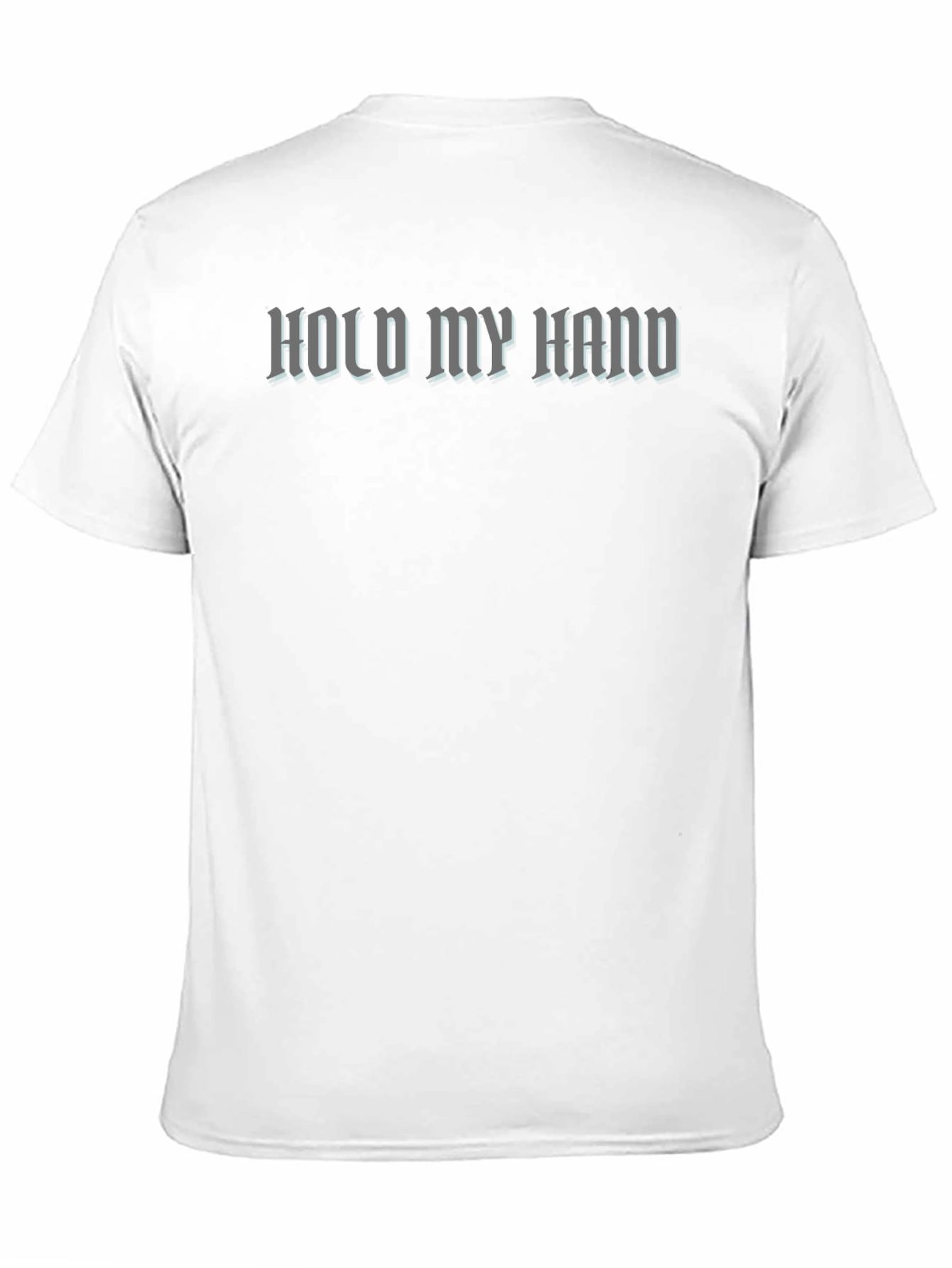 Hold My Hand Graphic Tee - Black Cotton T-Shirt