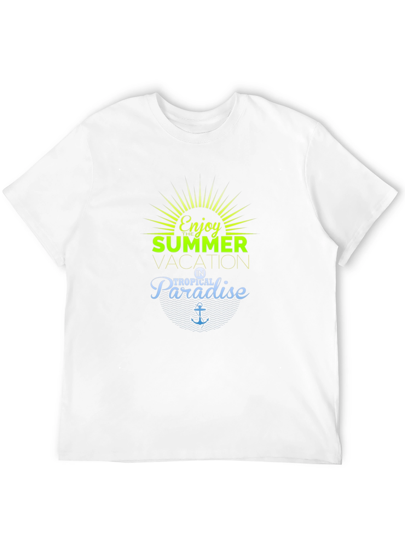 Enjoy Summer Vacation in Tropical Paradise T-Shirt