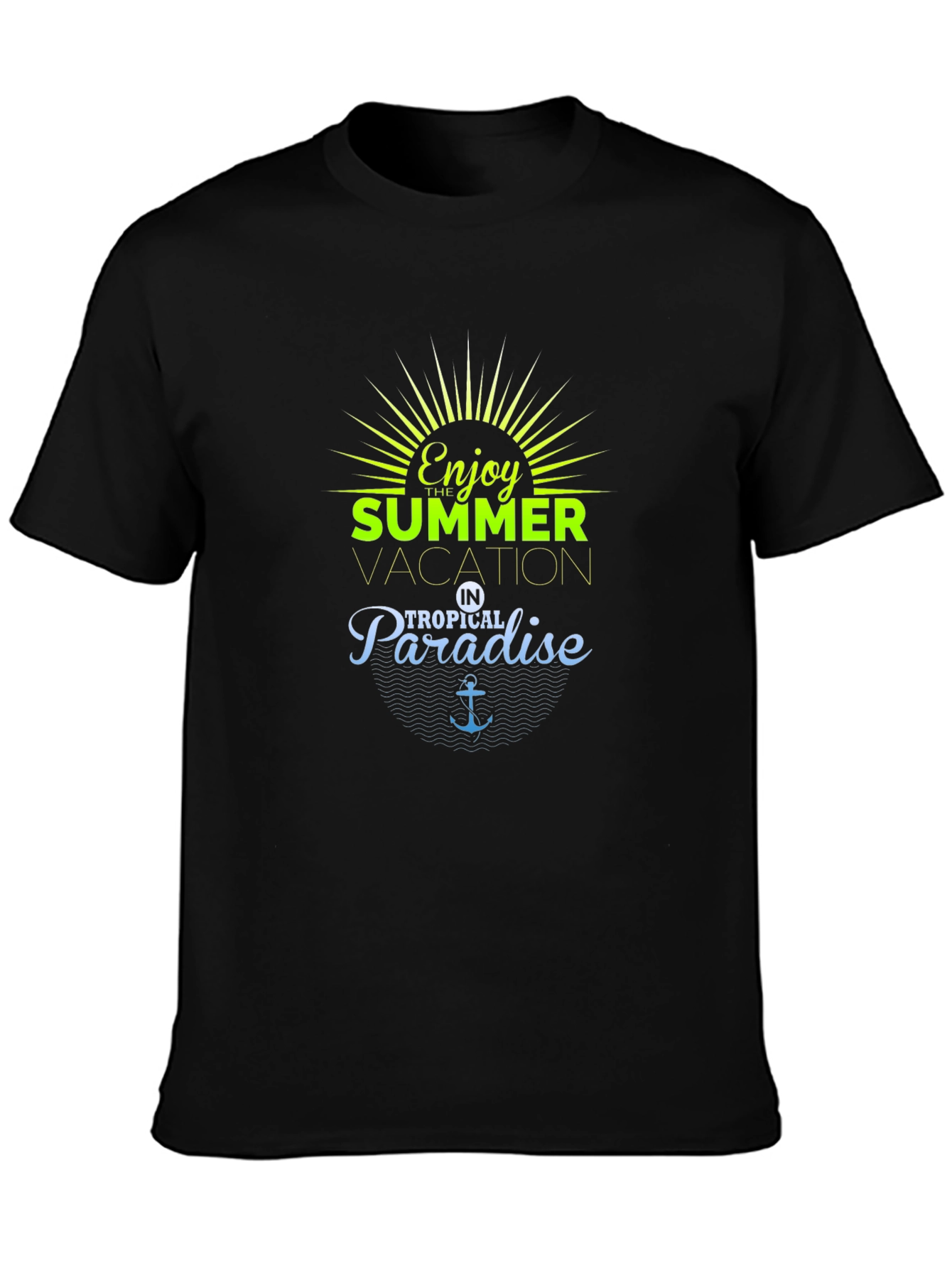 Enjoy Summer Vacation in Tropical Paradise T-Shirt