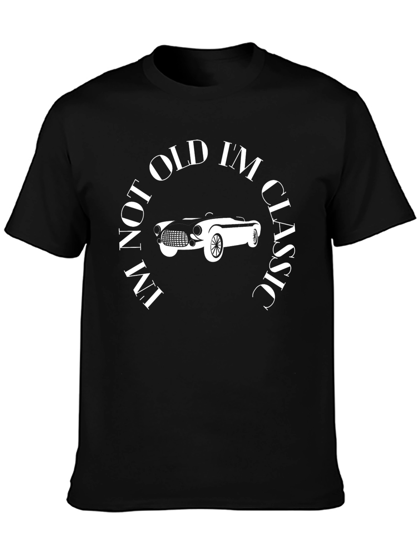 Classic Car Graphic Tee - Not Old Im Classic!