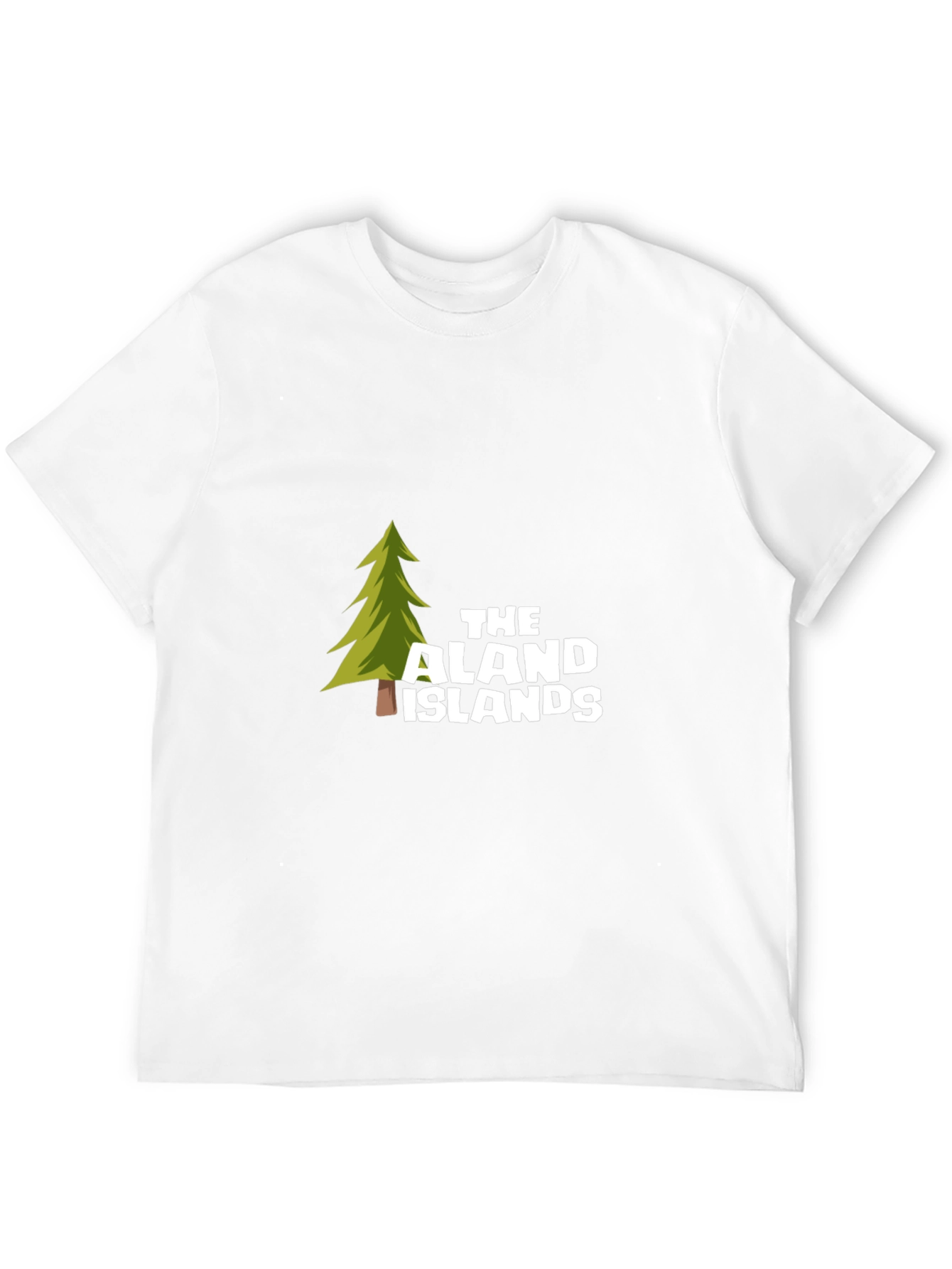 The Aland Islands Graphic Tee - Black Cotton Blend