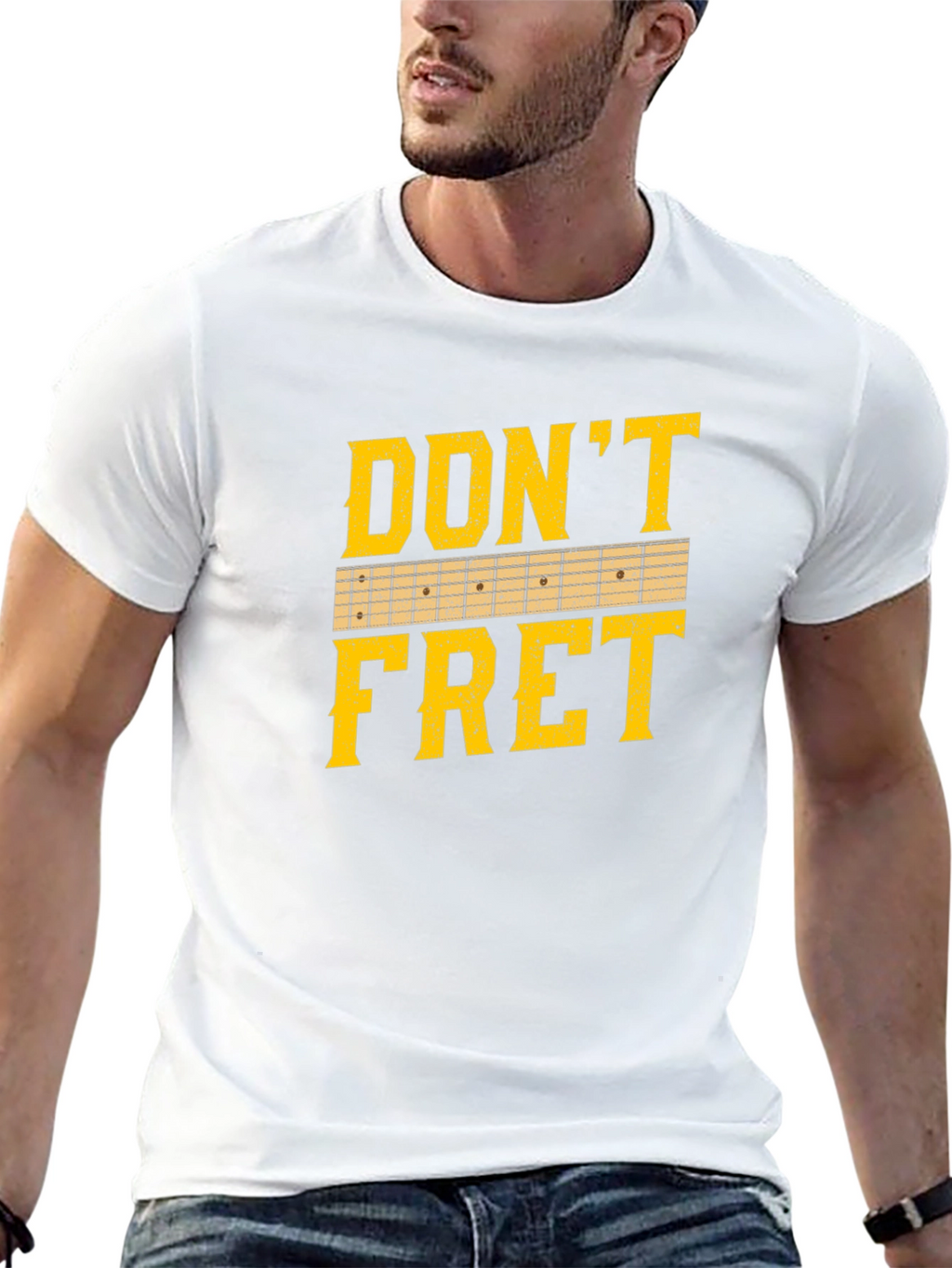 Dont Fret Guitar T-Shirt - Musician Tee