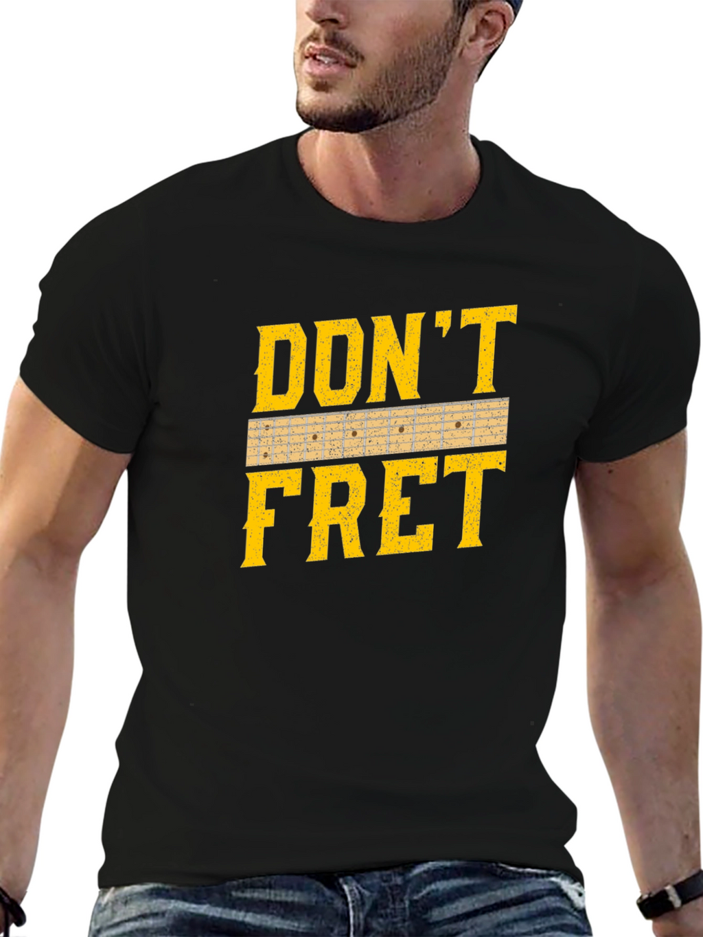 Dont Fret Guitar T-Shirt - Musician Tee