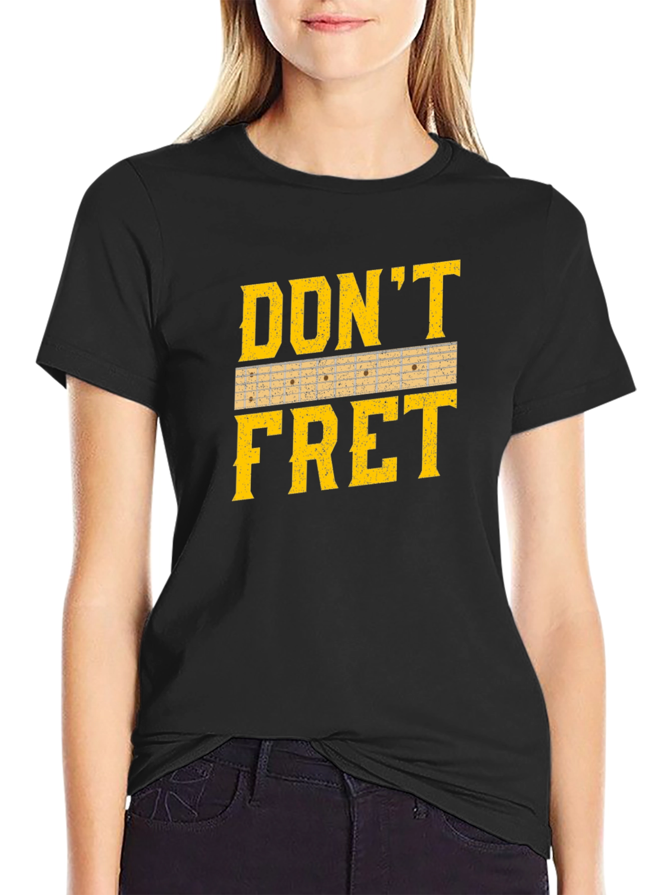 Dont Fret Guitar T-Shirt - Musician Tee