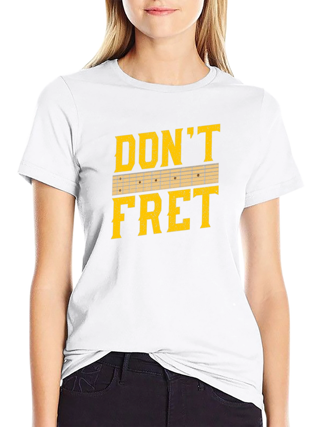 Dont Fret Guitar T-Shirt - Musician Tee