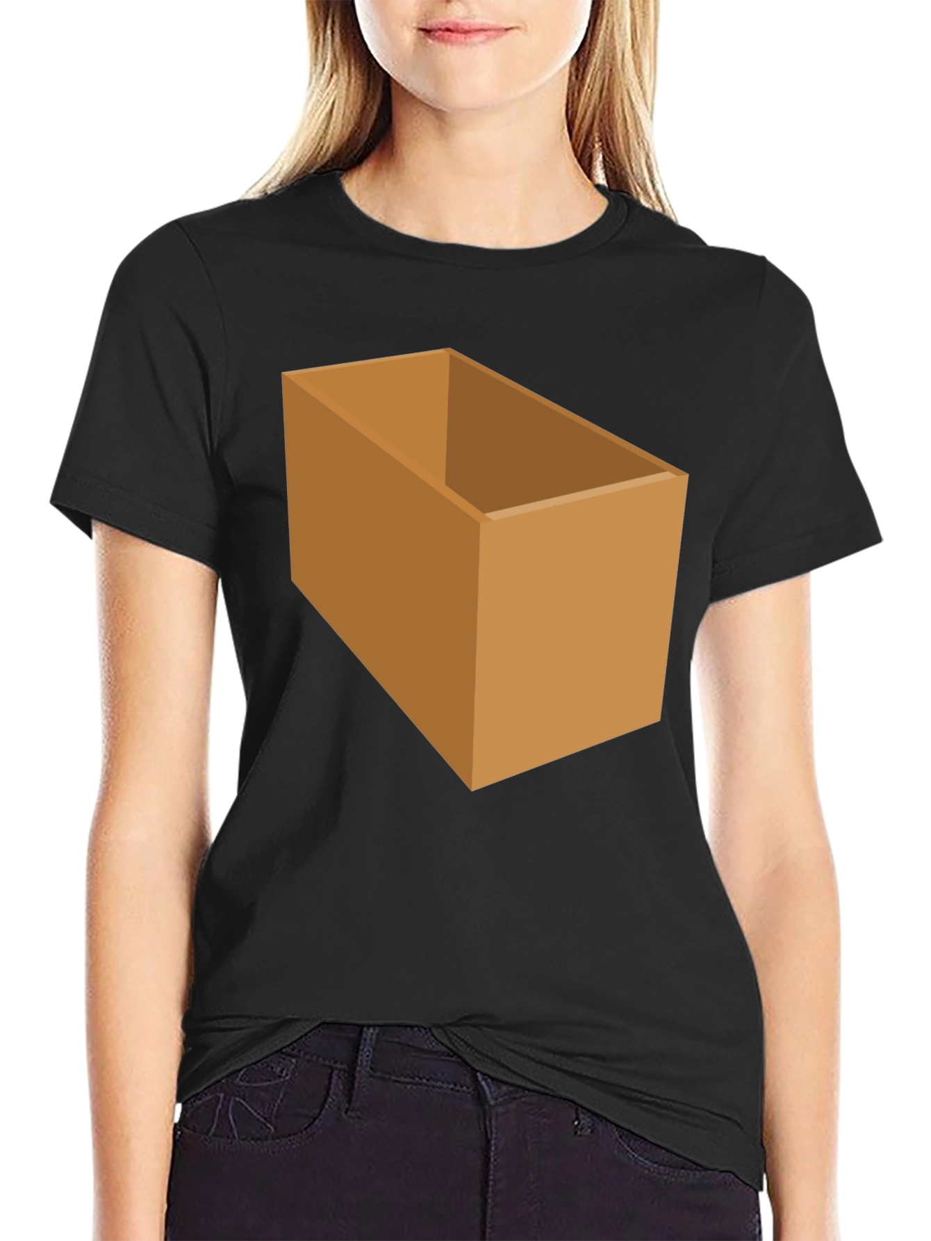 Box Graphic T-Shirt - Novelty Design