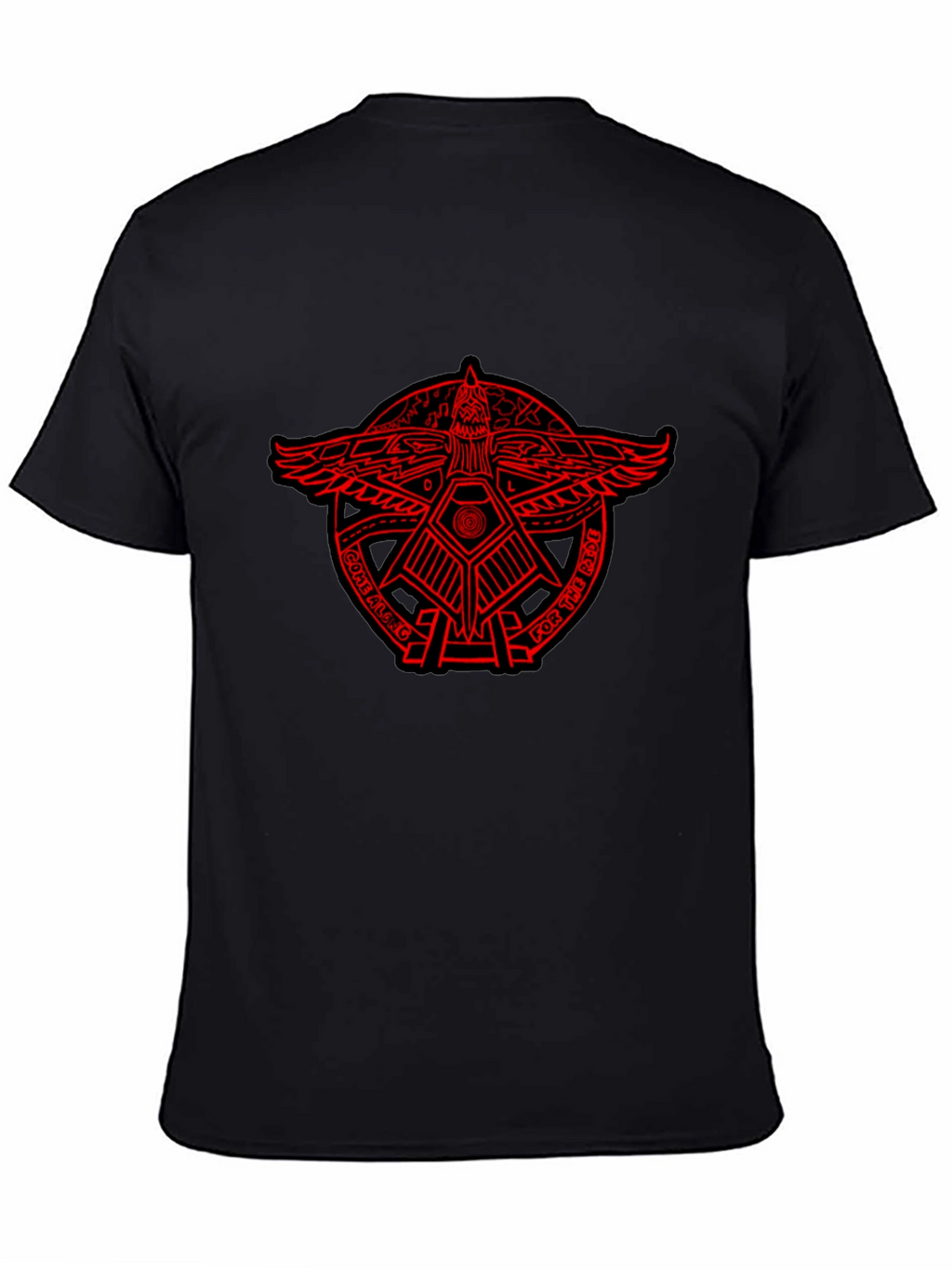 Eagle Crest Graphic Black T-Shirt