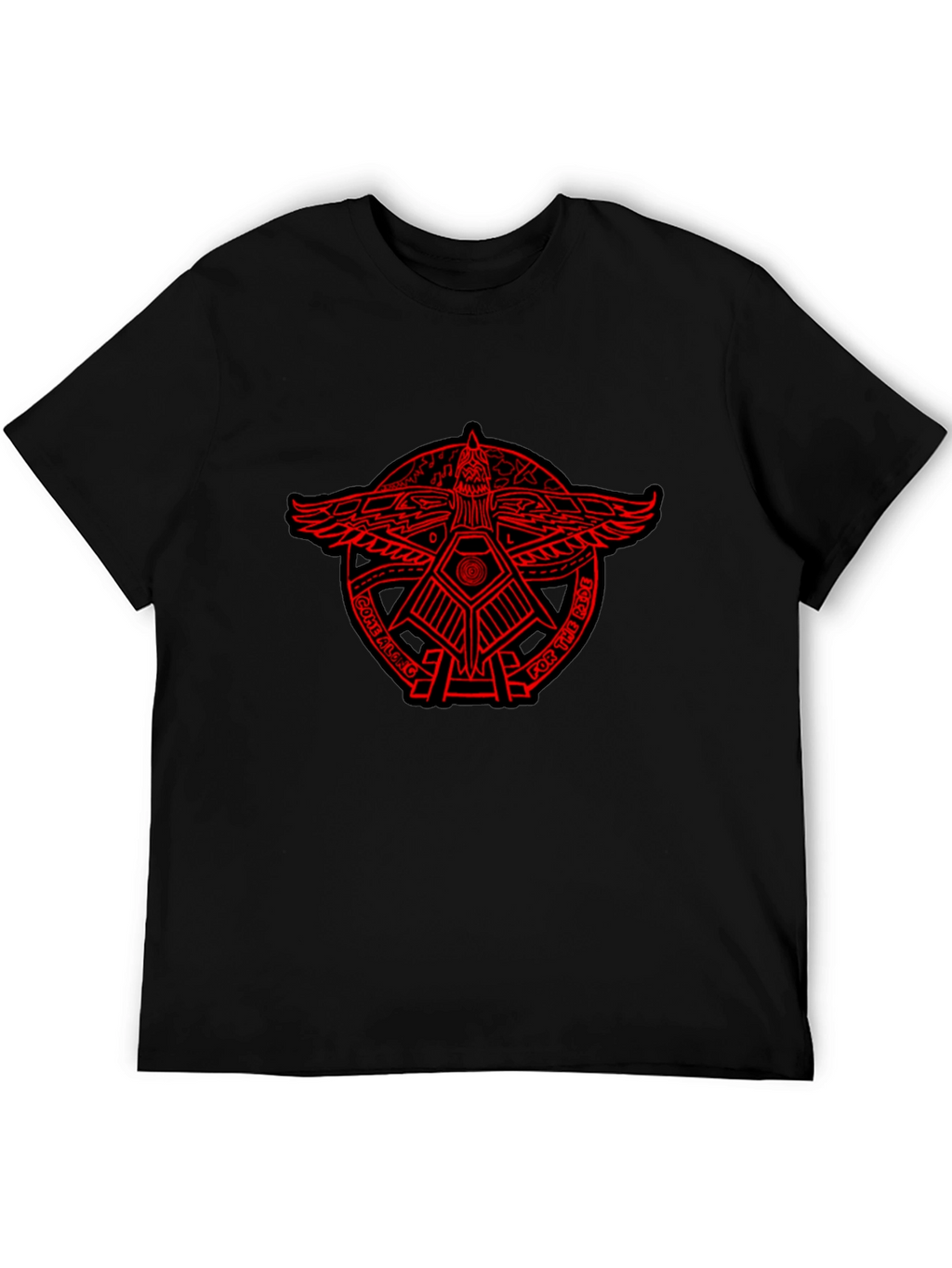 Eagle Crest Graphic Black T-Shirt