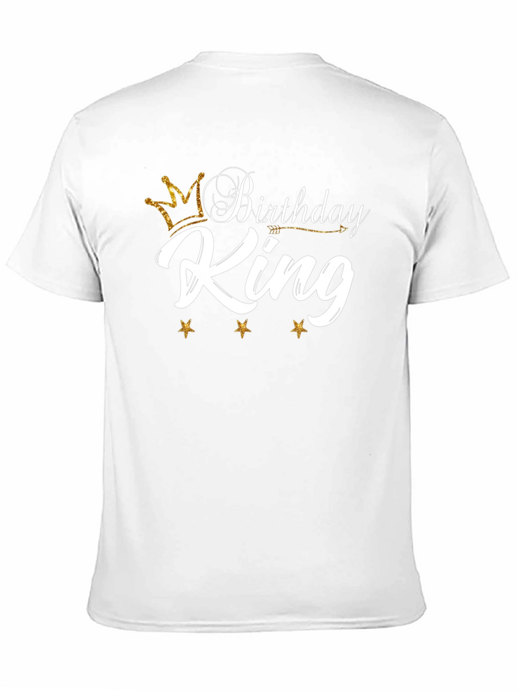 Birthday King Black Graphic Tee