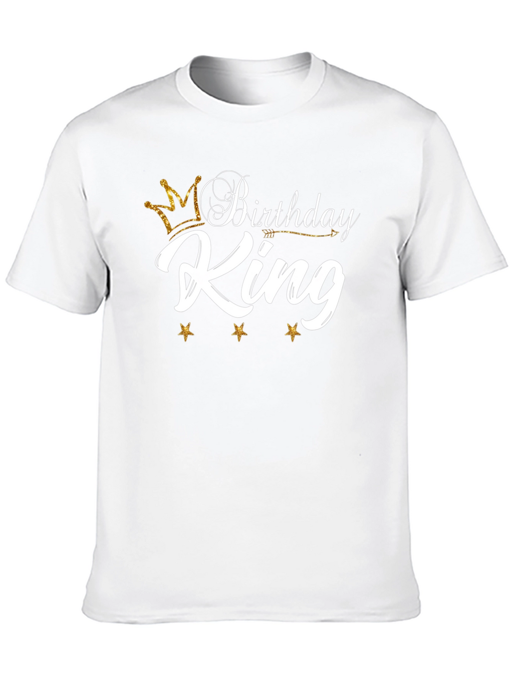 Birthday King Black Graphic Tee