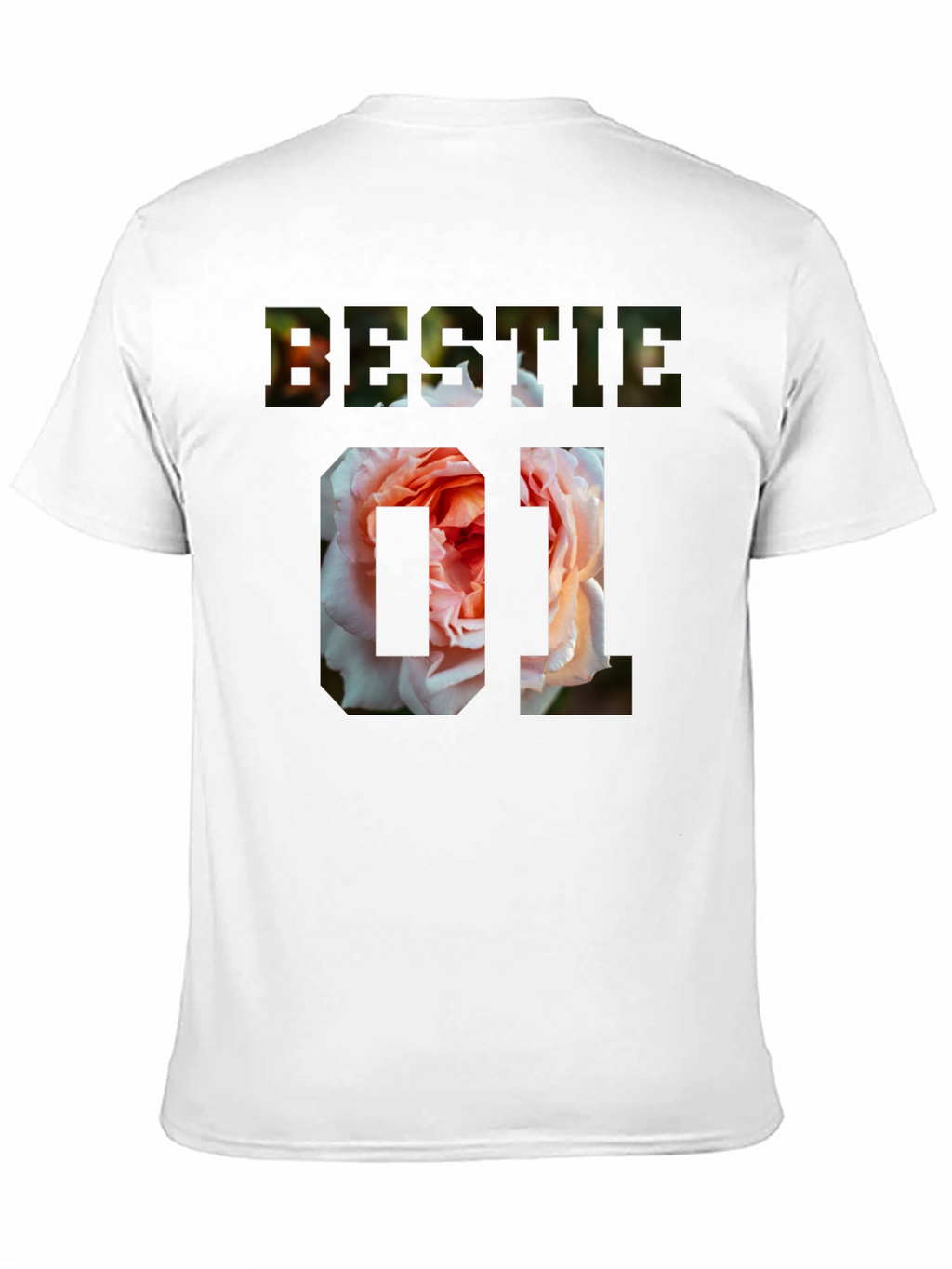 Bestie 01 Floral Graphic T-Shirt