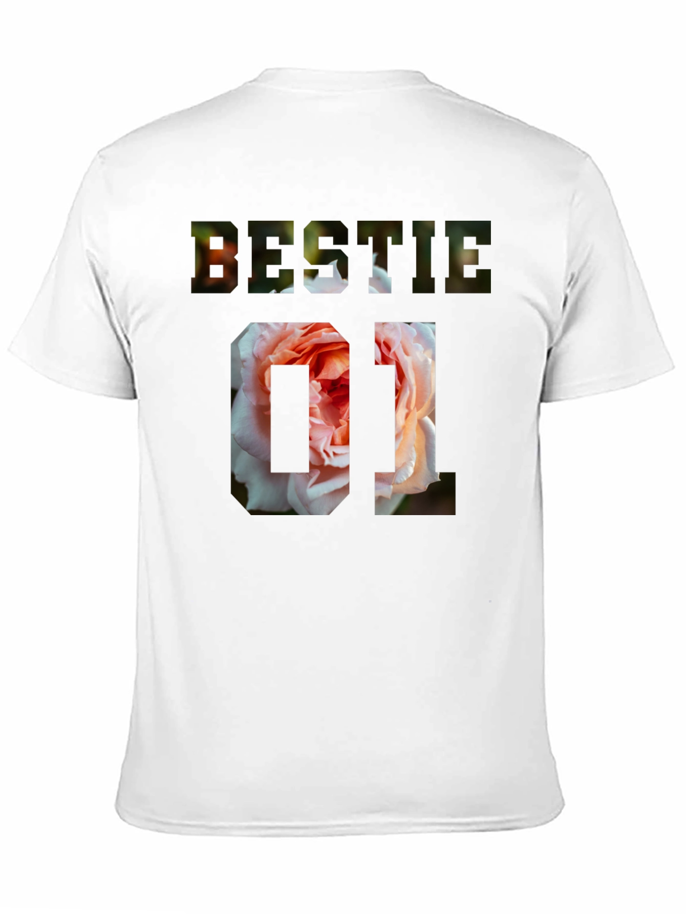 Bestie 01 Floral Graphic T-Shirt